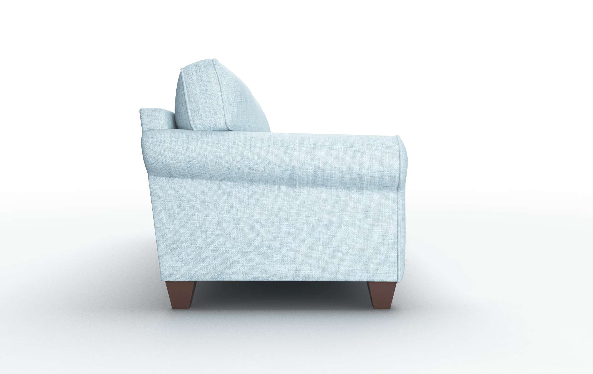 Augusta Atlas Turquoise Sofa espresso legs 3