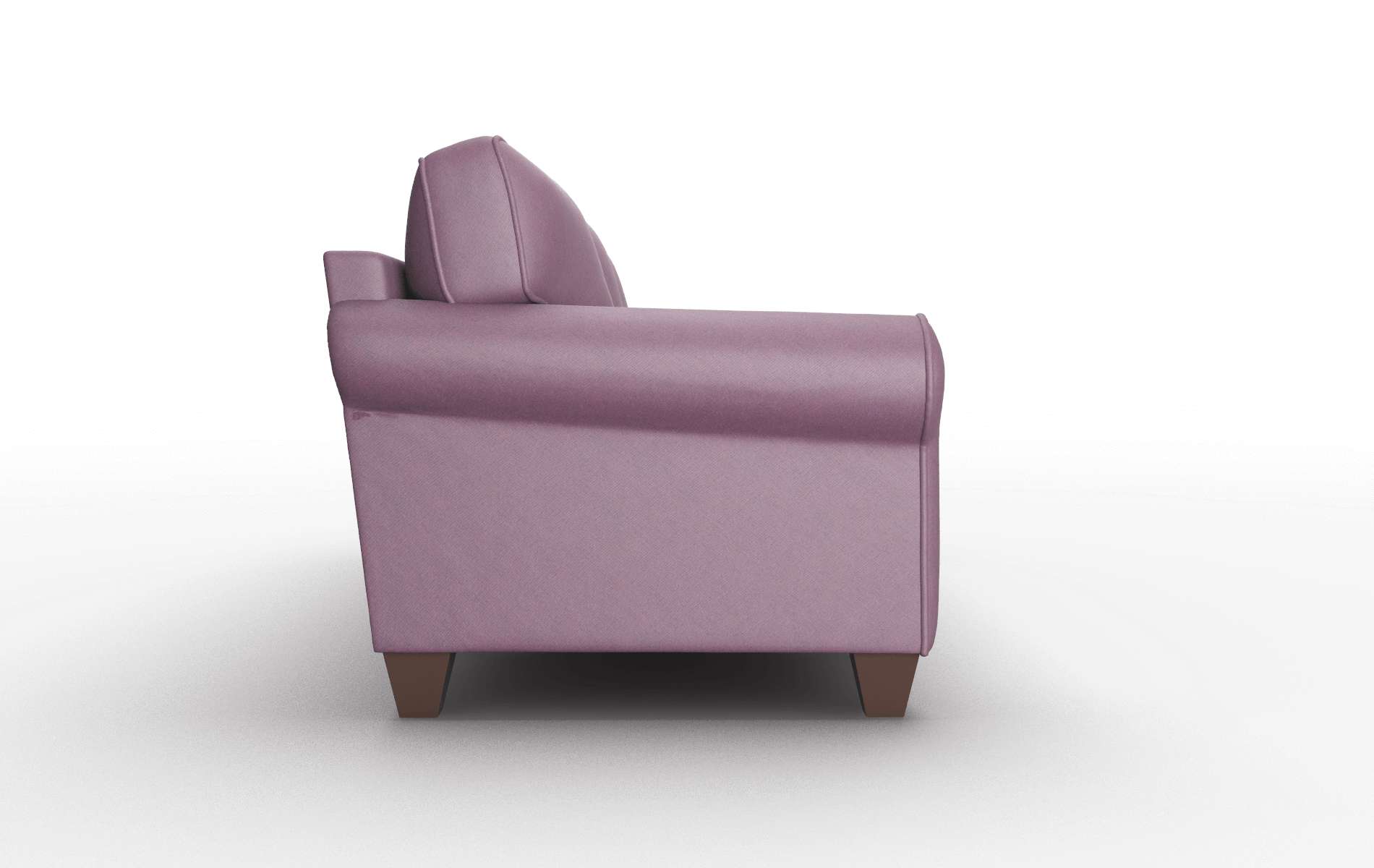 Augusta Bella Aubergine Sofa espresso legs 3