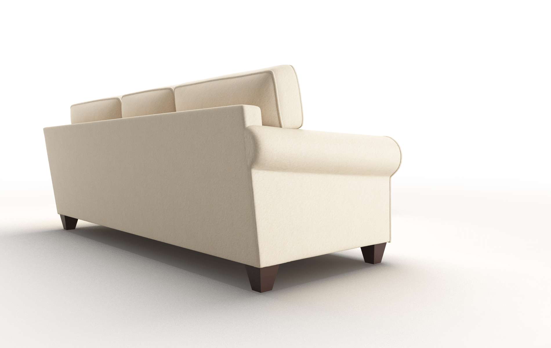 Augusta Bella Buckwheat Sectional espresso legs 3