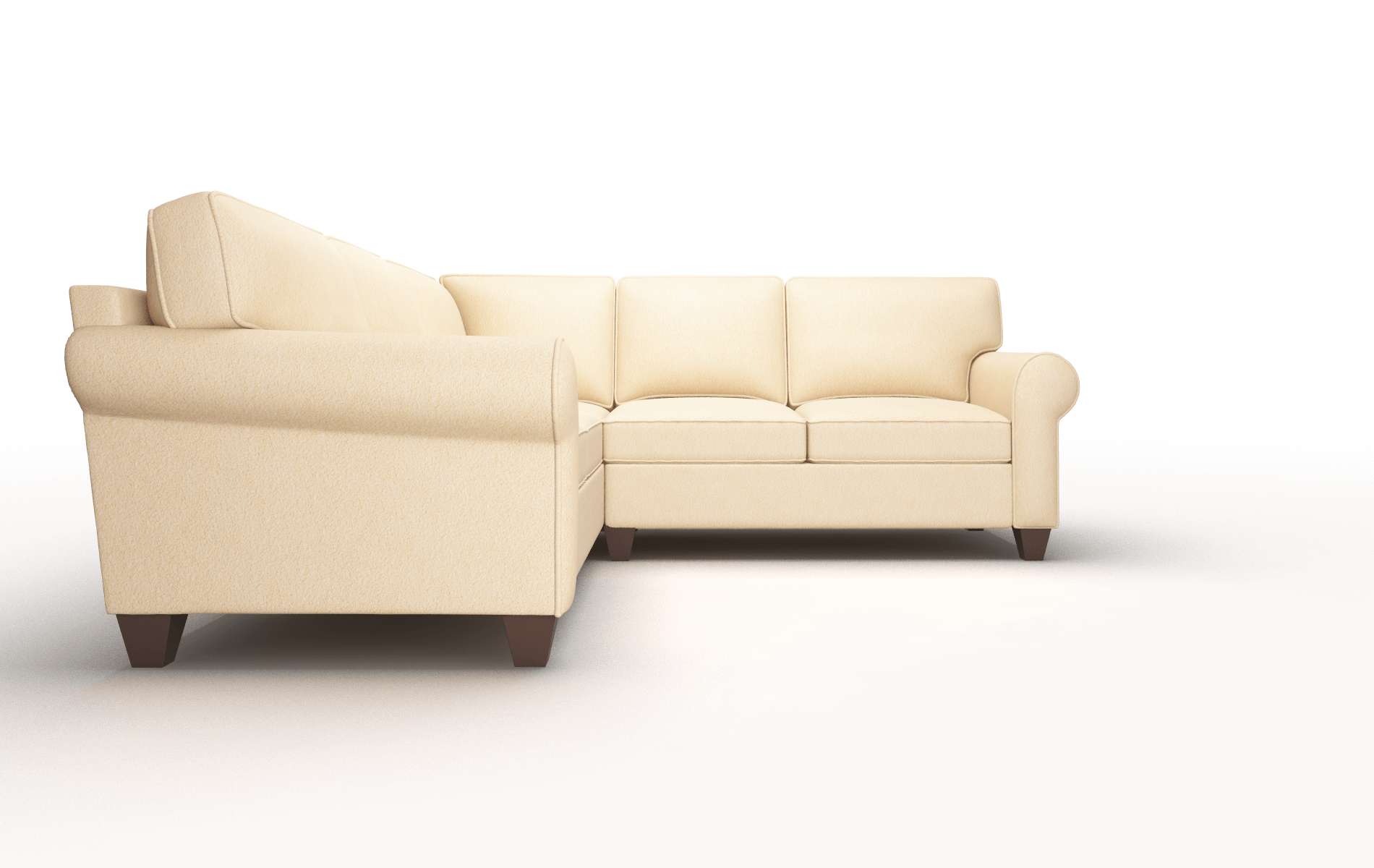Augusta Bella Coffee Sectional espresso legs 2