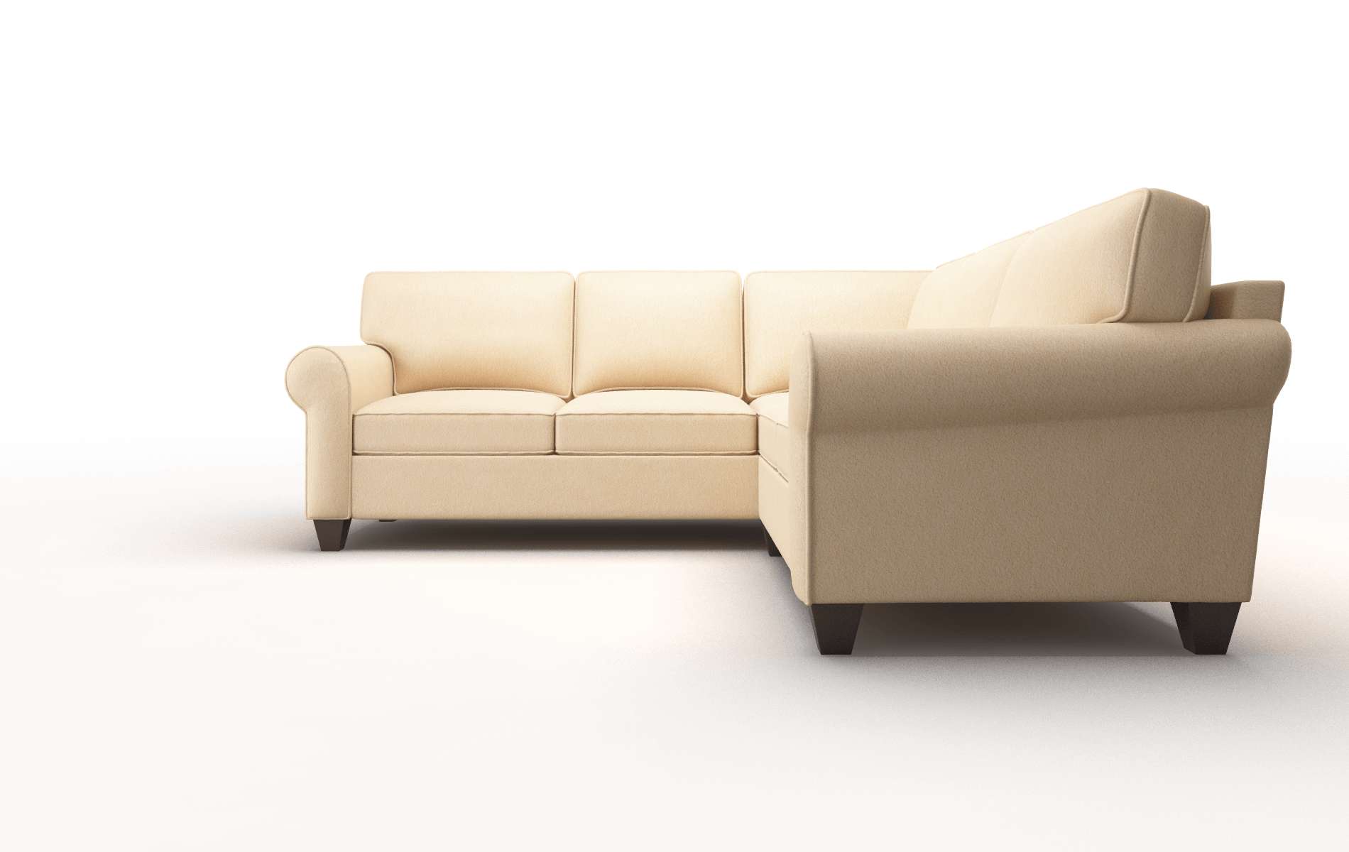 Augusta Bella Coffee Sectional espresso legs 5
