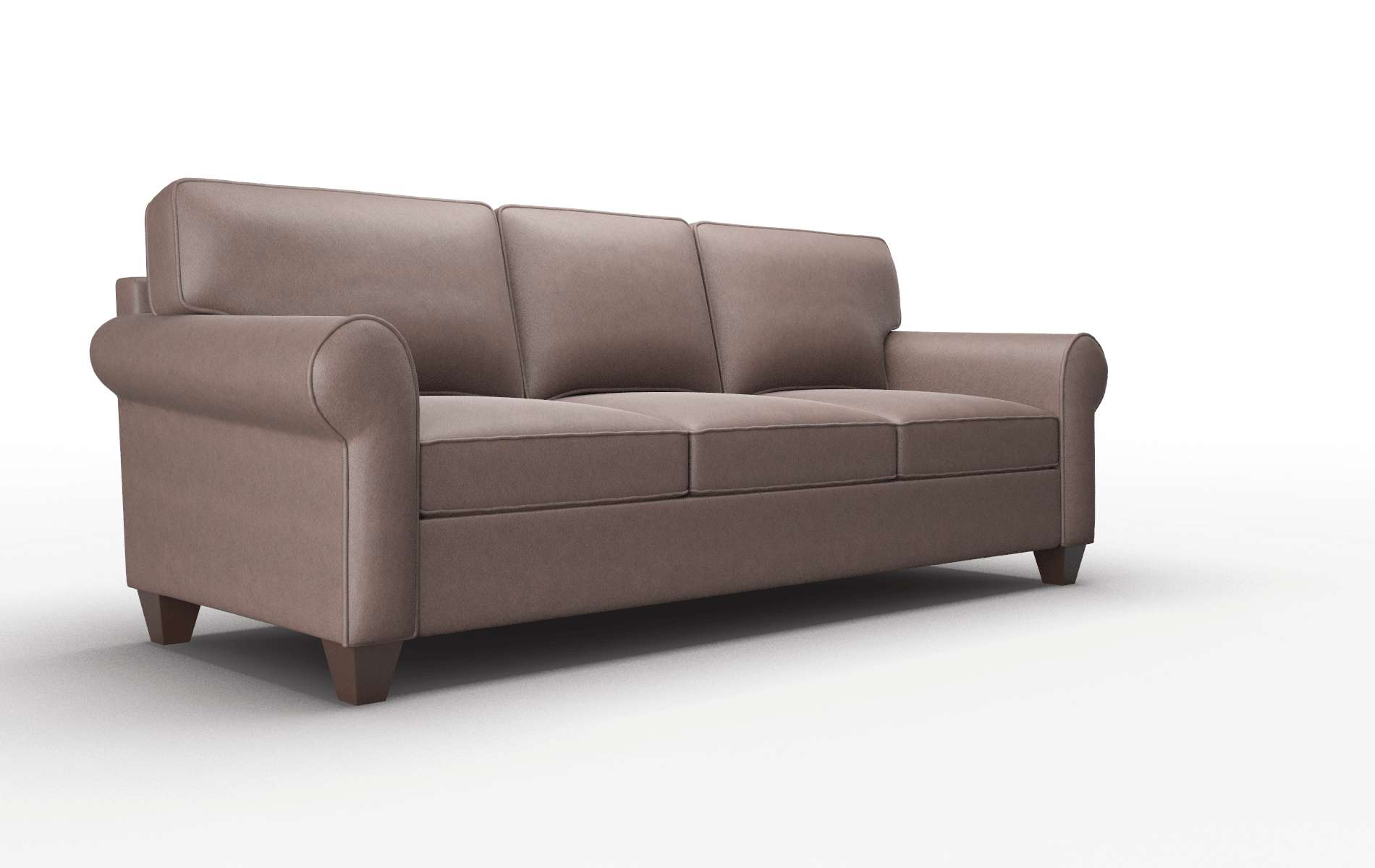 Augusta Bella Espresso Sofa espresso legs 2