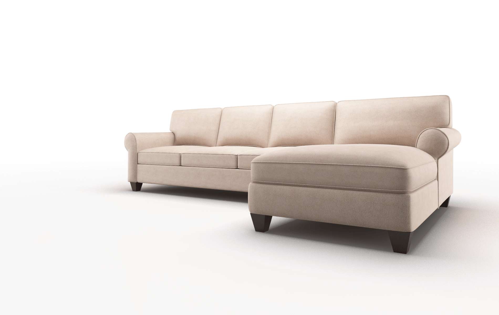 Augusta Bella Pewter Panel espresso legs 4