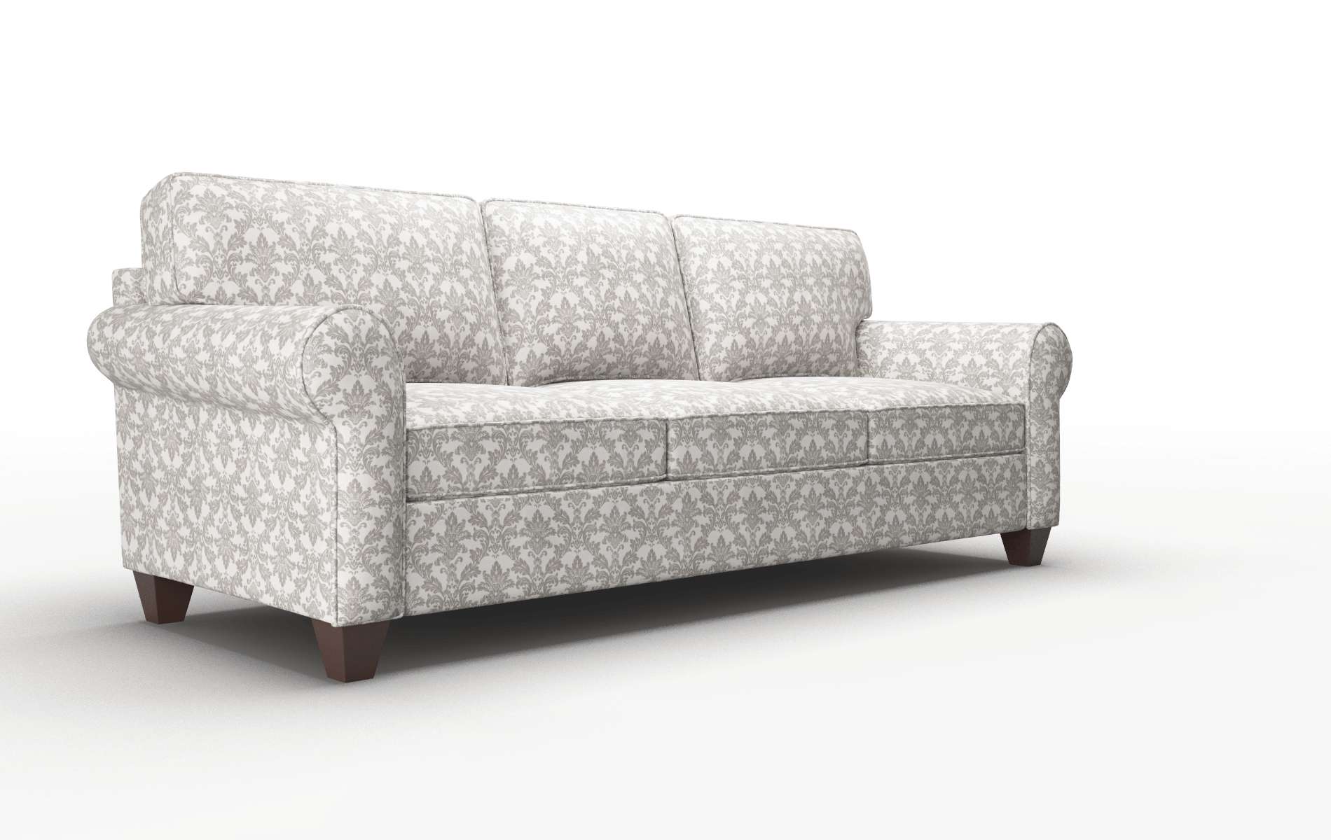 Augusta Bergamo Dove Sofa espresso legs 2