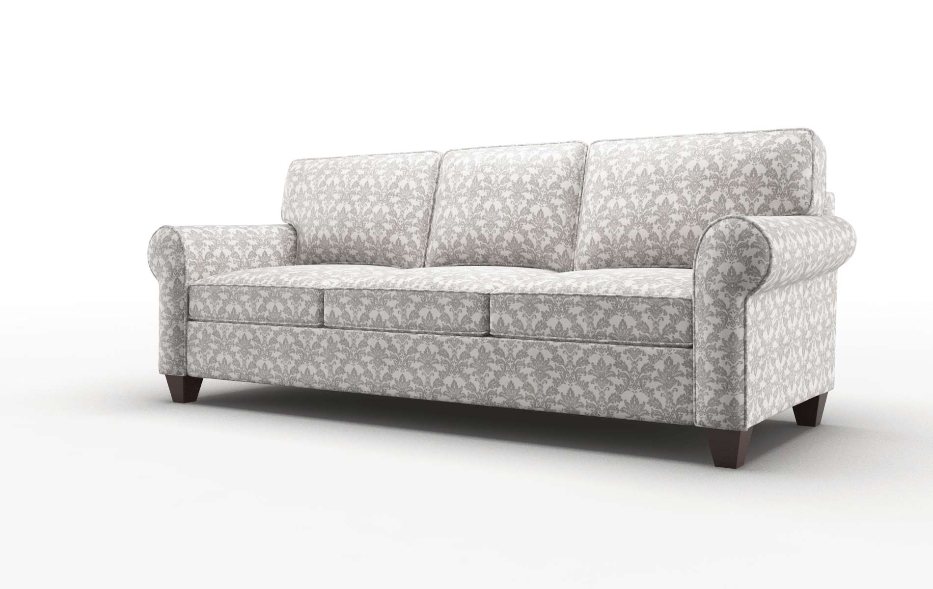 Augusta Bergamo Dove Sofa espresso legs 4