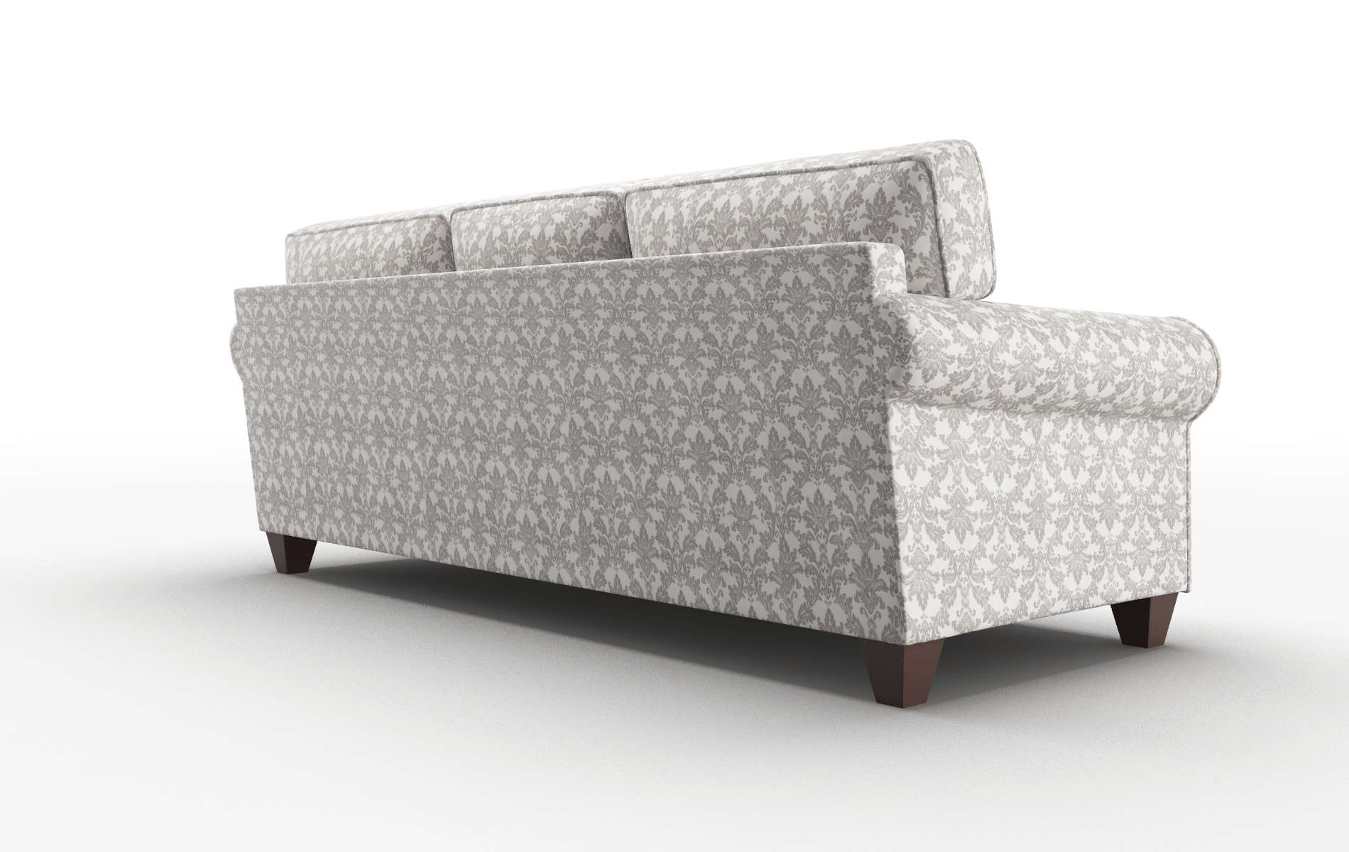 Augusta Bergamo Dove Sofa espresso legs 5