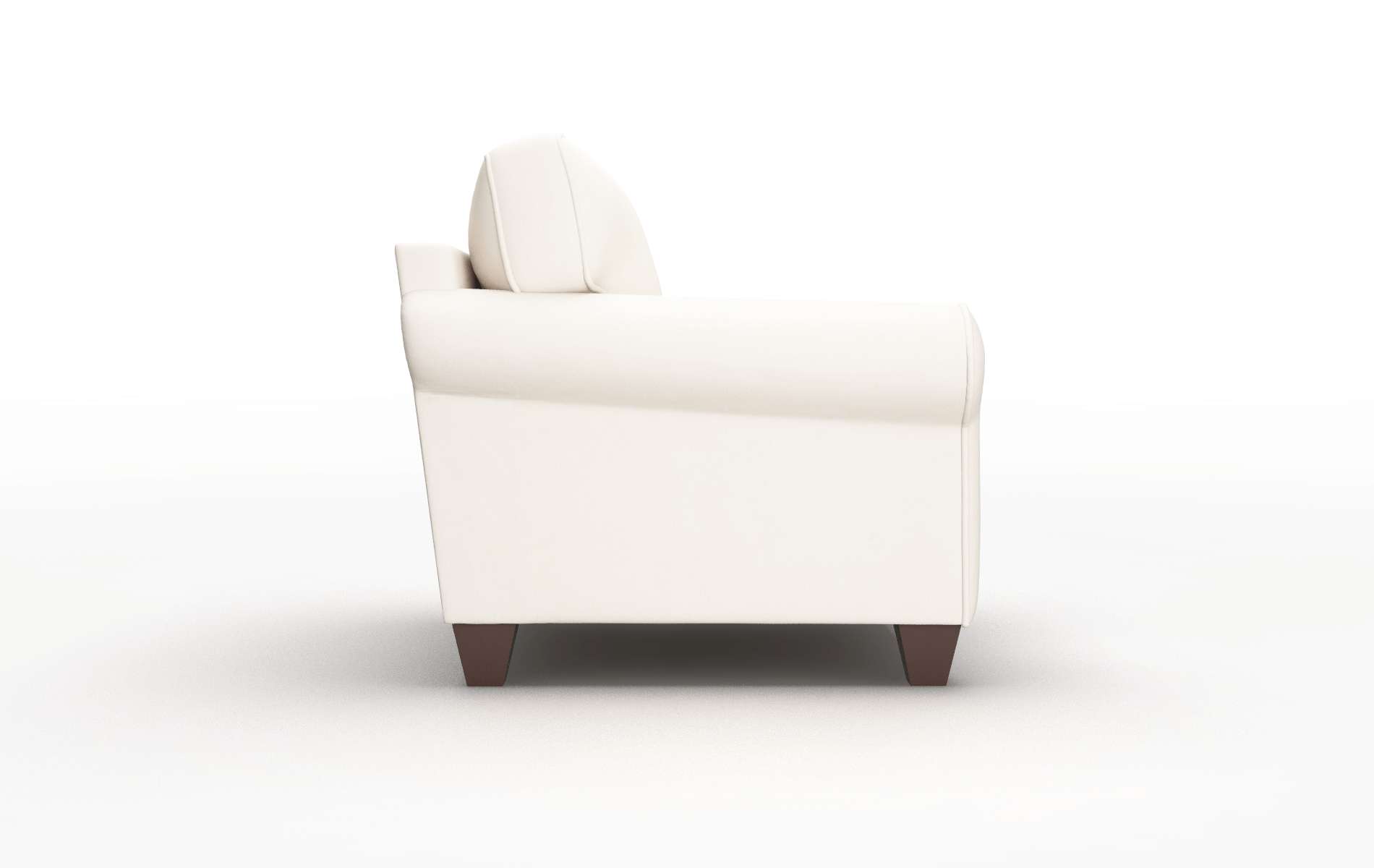 Augusta Blanche Milky Chair espresso legs 3