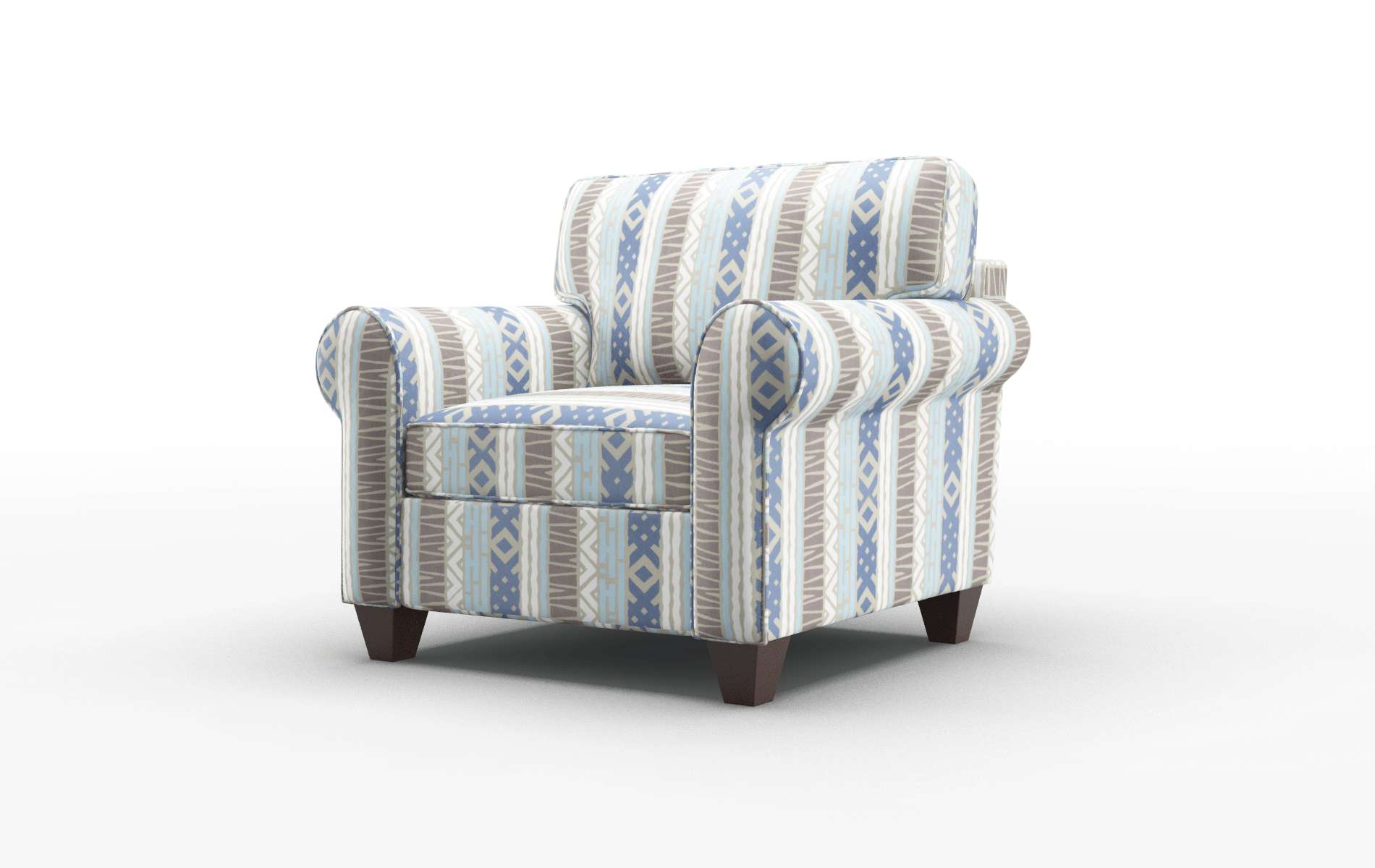 Augusta Bodhi Indigo Chair espresso legs 4