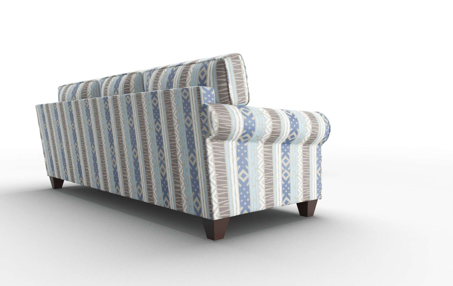 Augusta Bodhi Indigo Sectional espresso legs 3