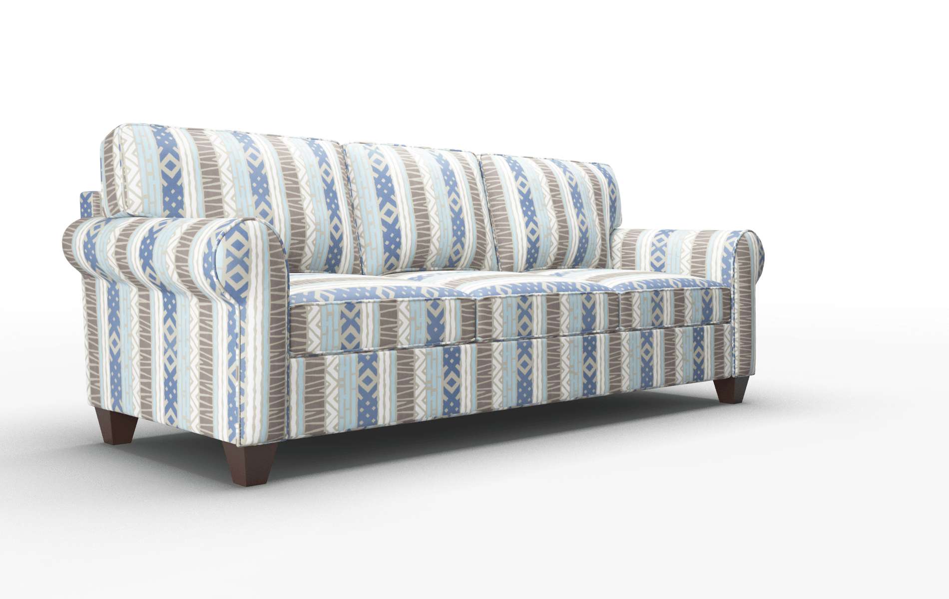 Augusta Bodhi Indigo Sofa espresso legs 2