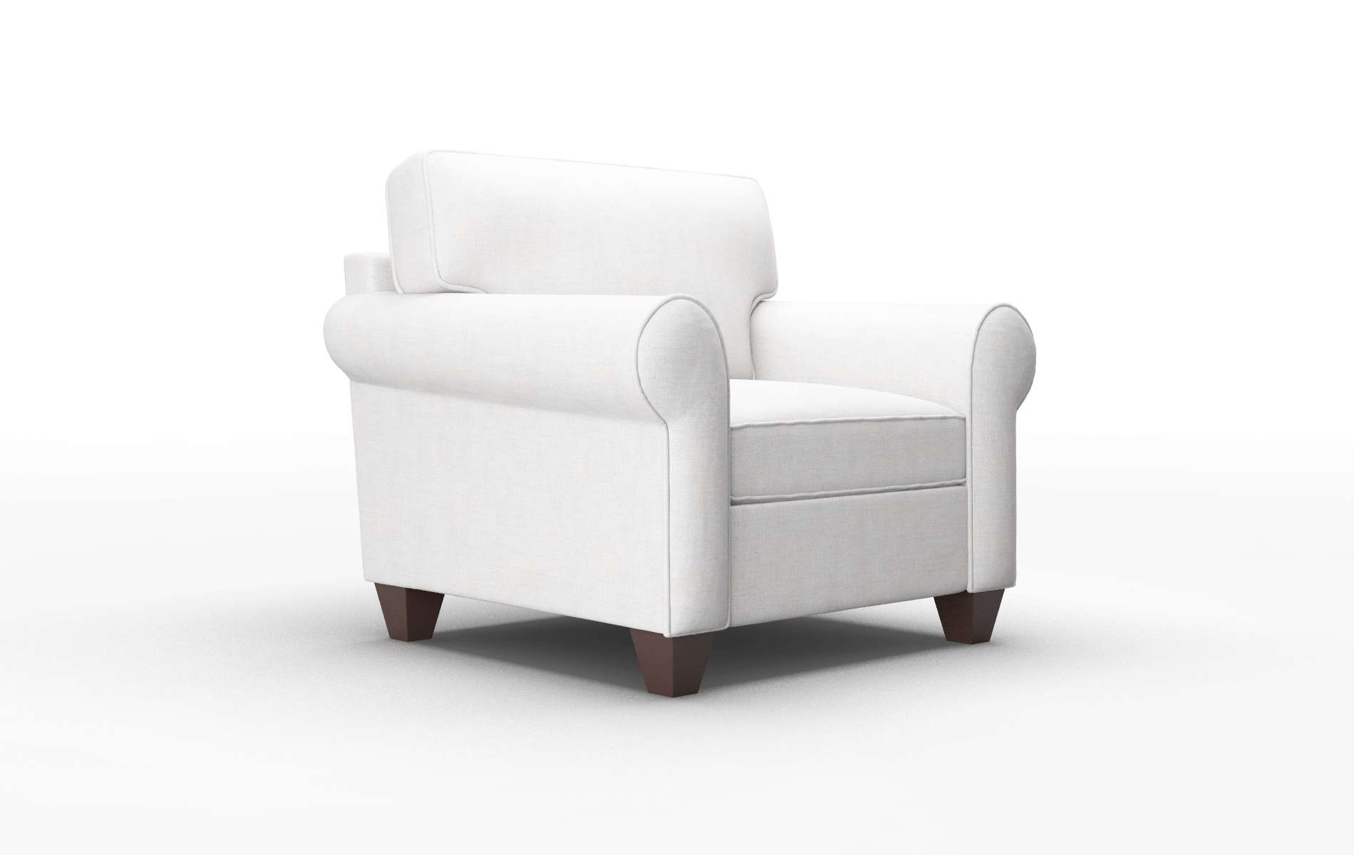 Augusta Catalina Ivory Chair espresso legs 2
