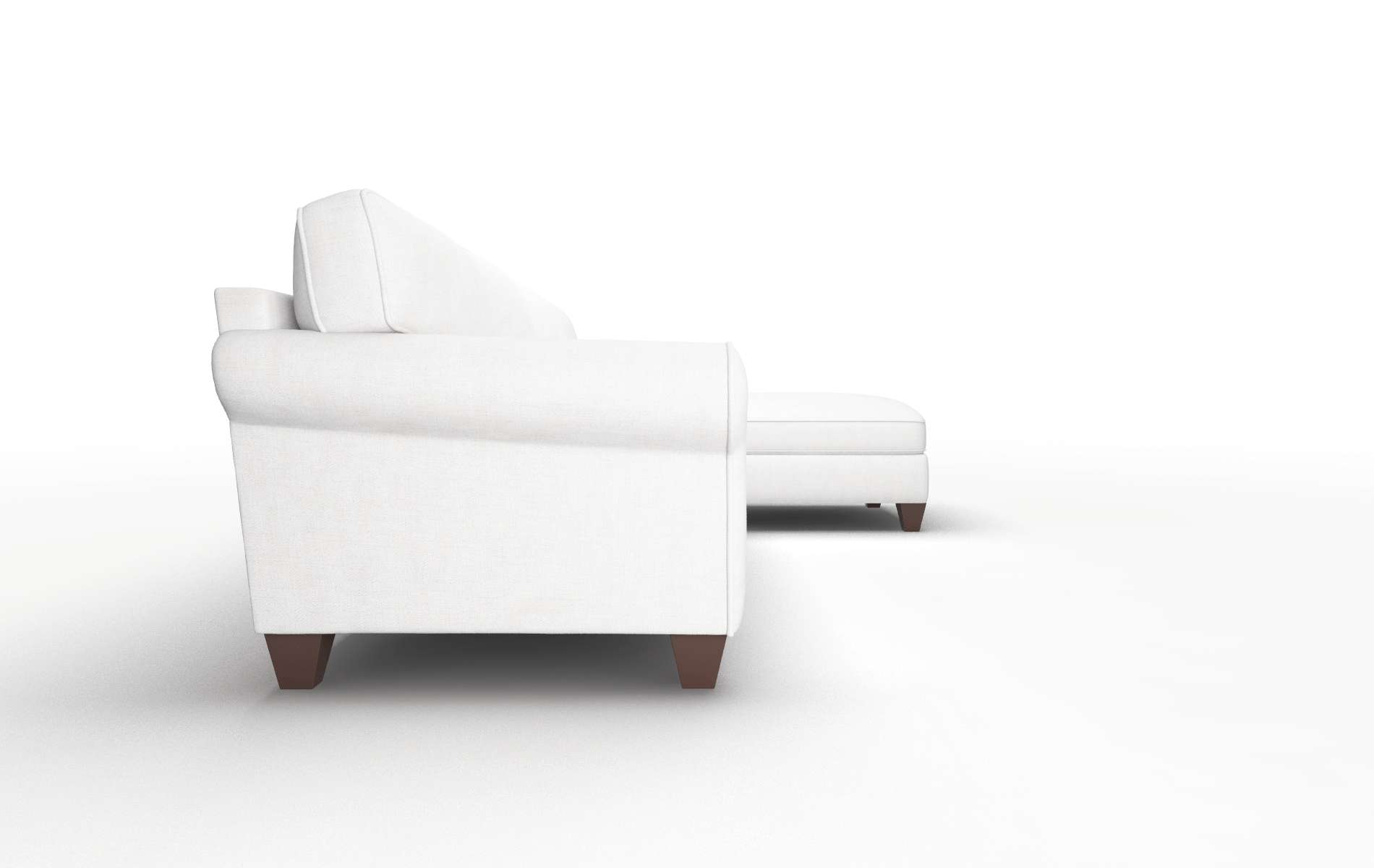 Augusta Catalina Ivory Panel espresso legs 3