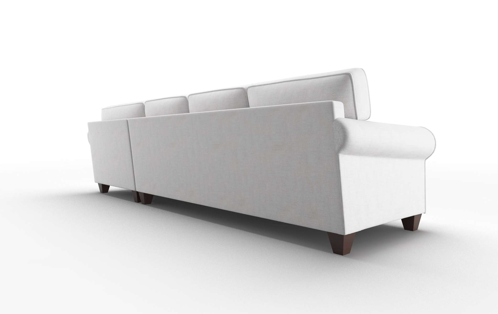 Augusta Catalina Ivory Panel espresso legs 5