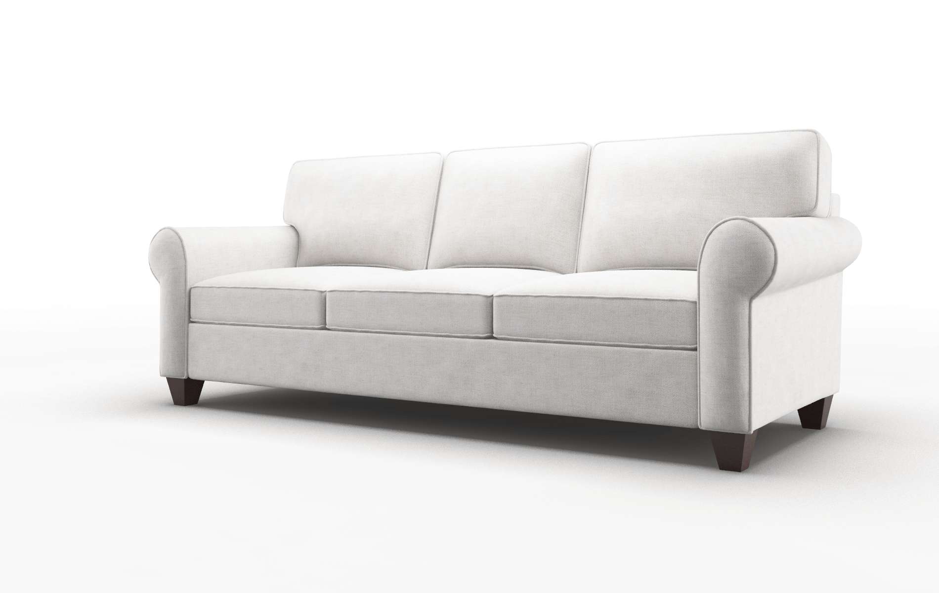 Augusta Catalina Wheat Sofa espresso legs 4