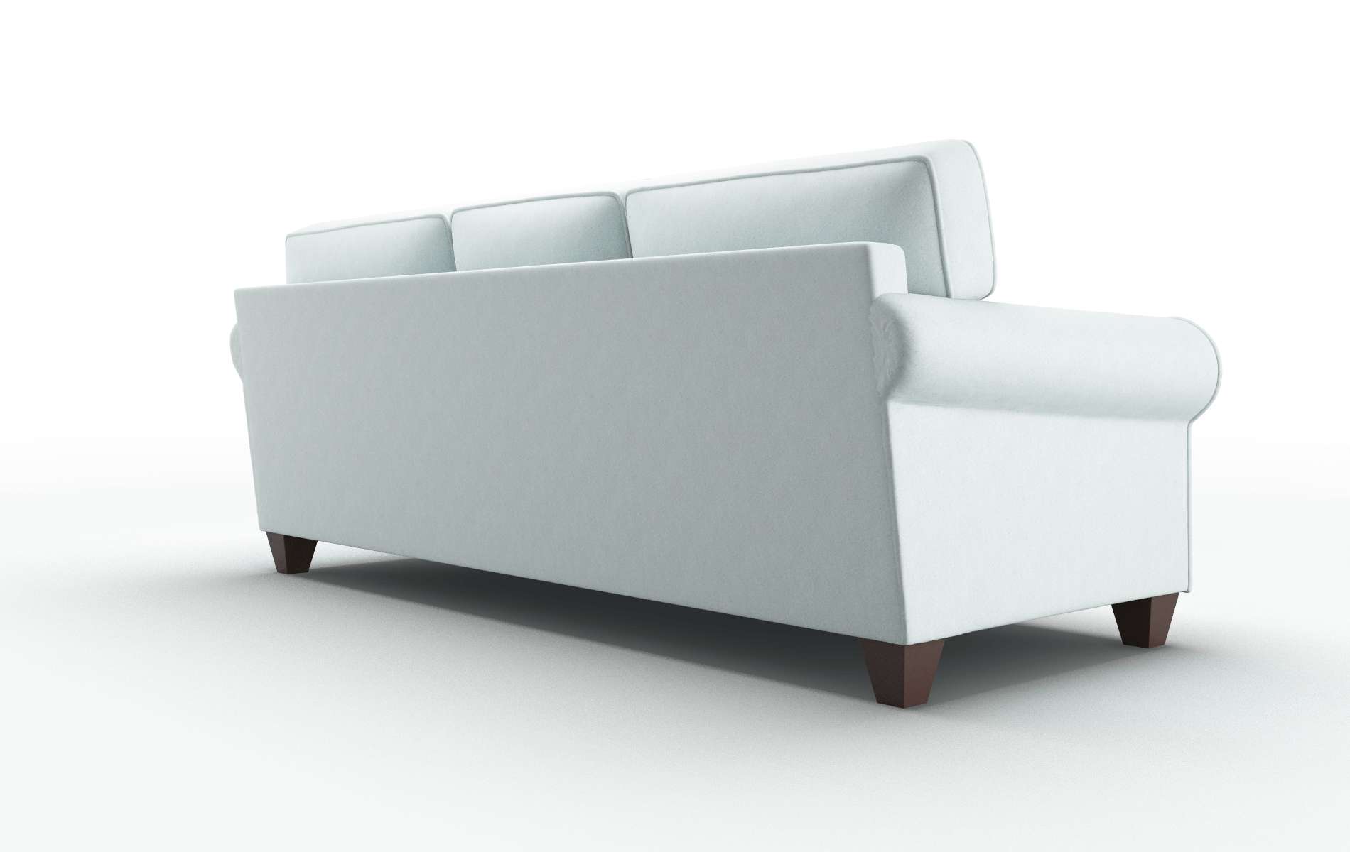 Augusta Clyde Cornflower Sofa espresso legs 5