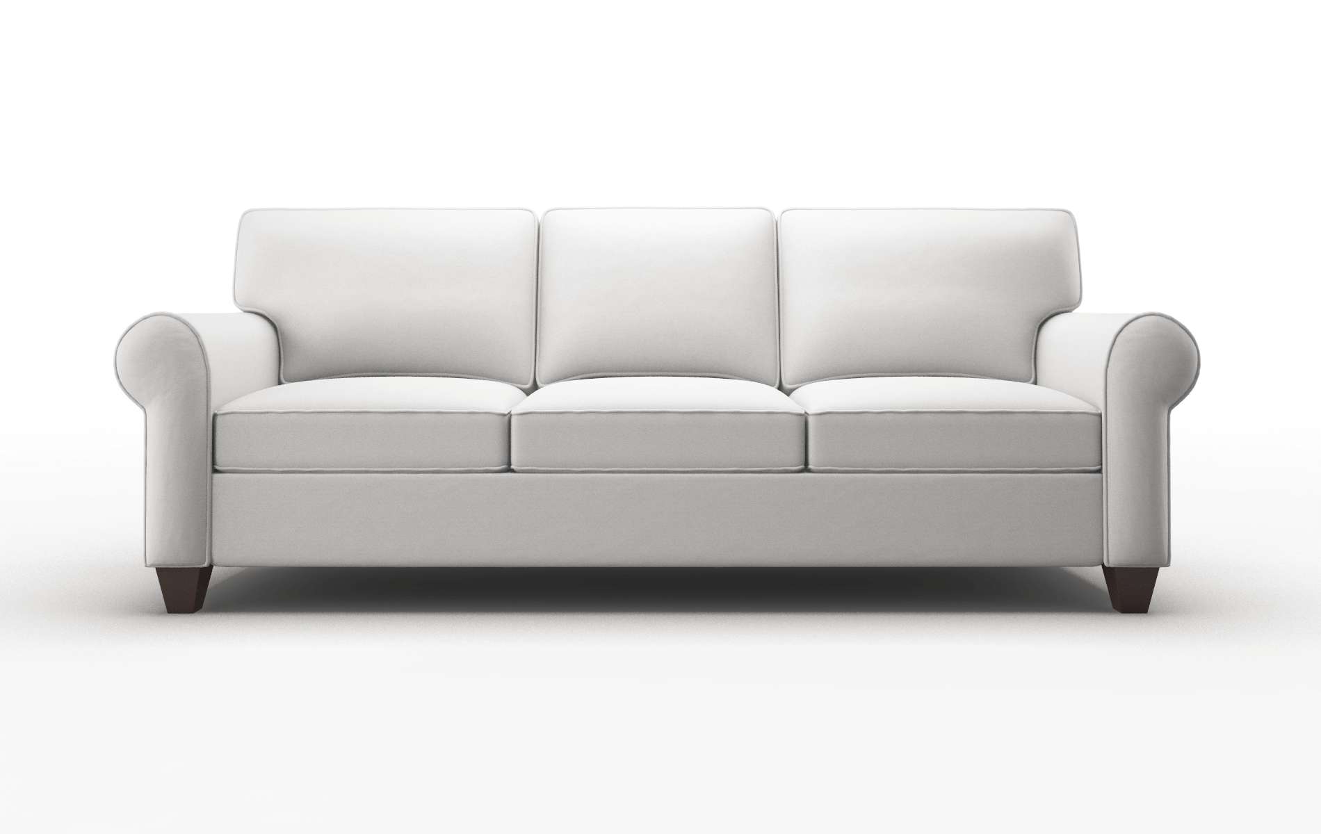 Augusta Dawson Platinum Sofa espresso legs 1