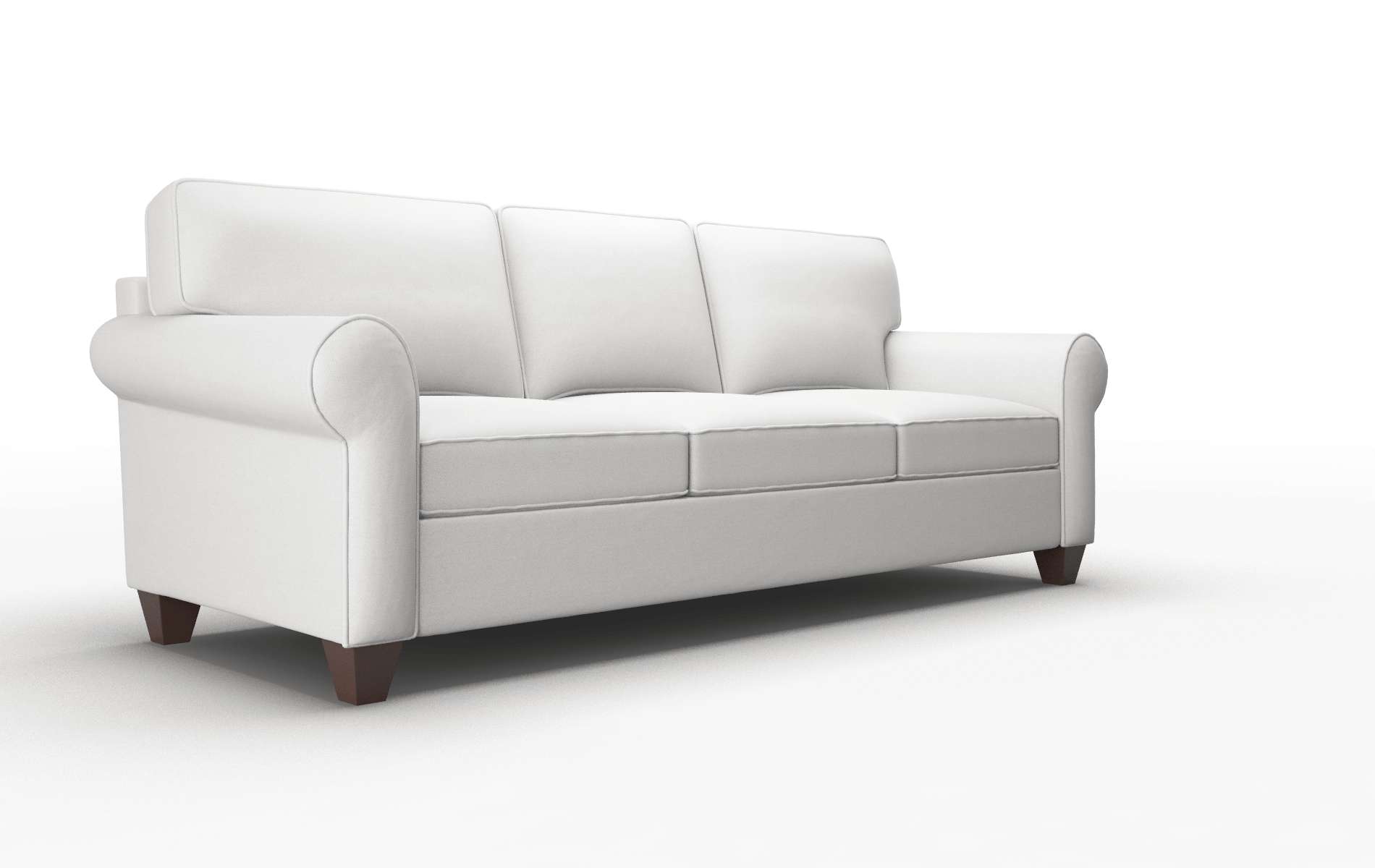 Augusta Dawson Platinum Sofa espresso legs 2