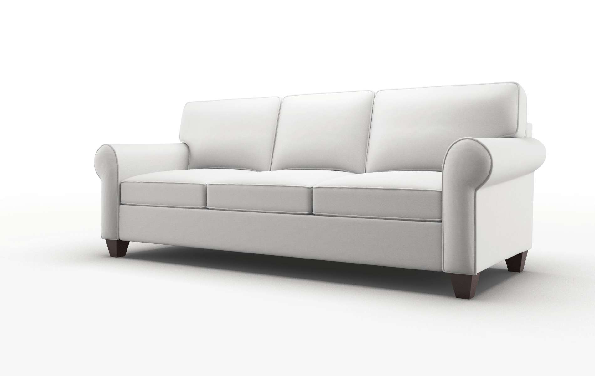 Augusta Dawson Platinum Sofa espresso legs 4