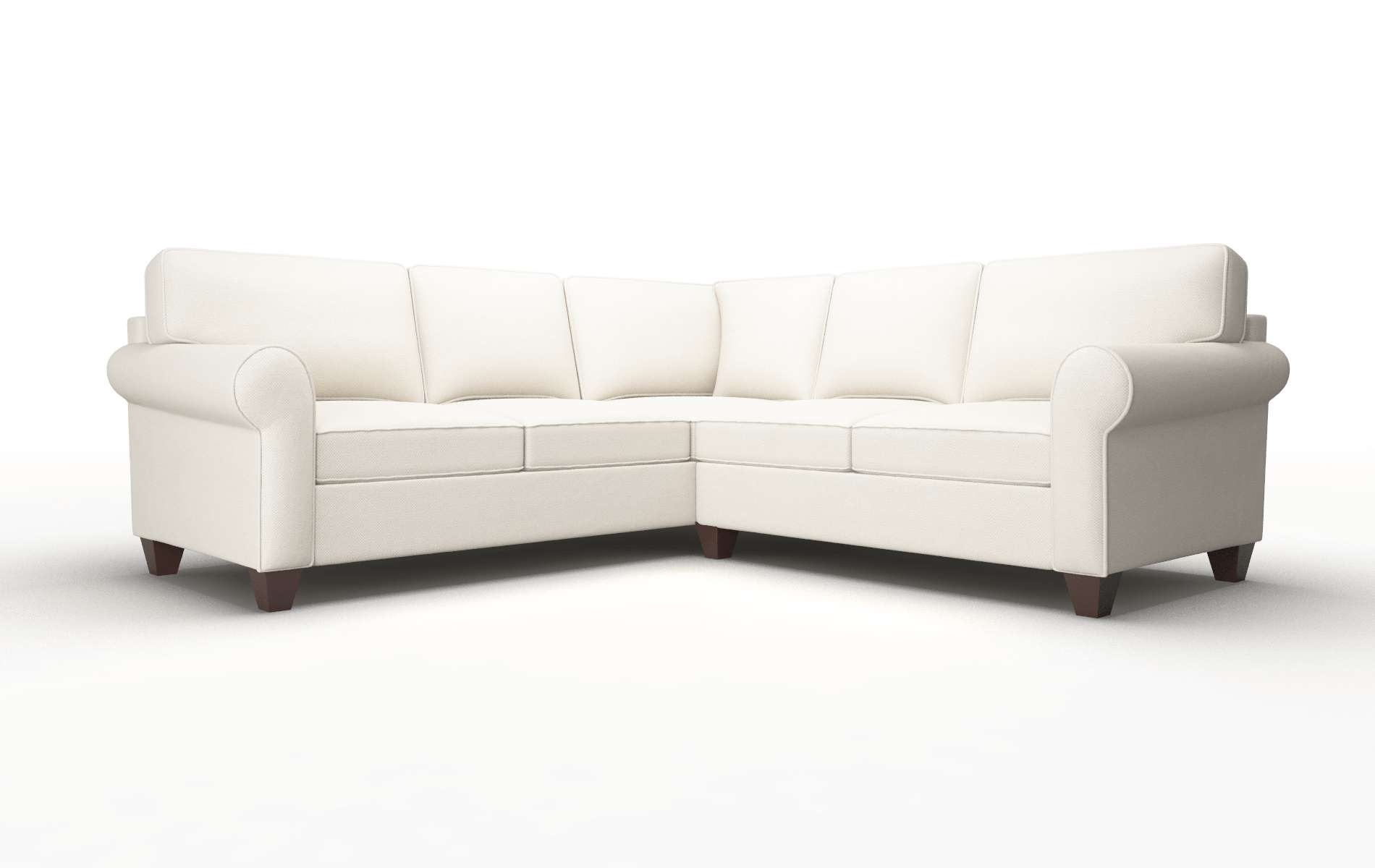 Augusta Dawson sand Sectional Espresso Legs  1