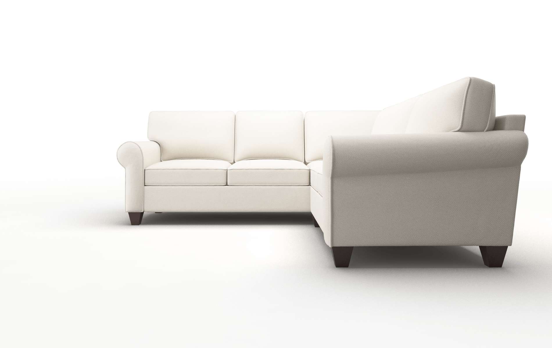 Augusta Dawson Sand Sectional espresso legs 5