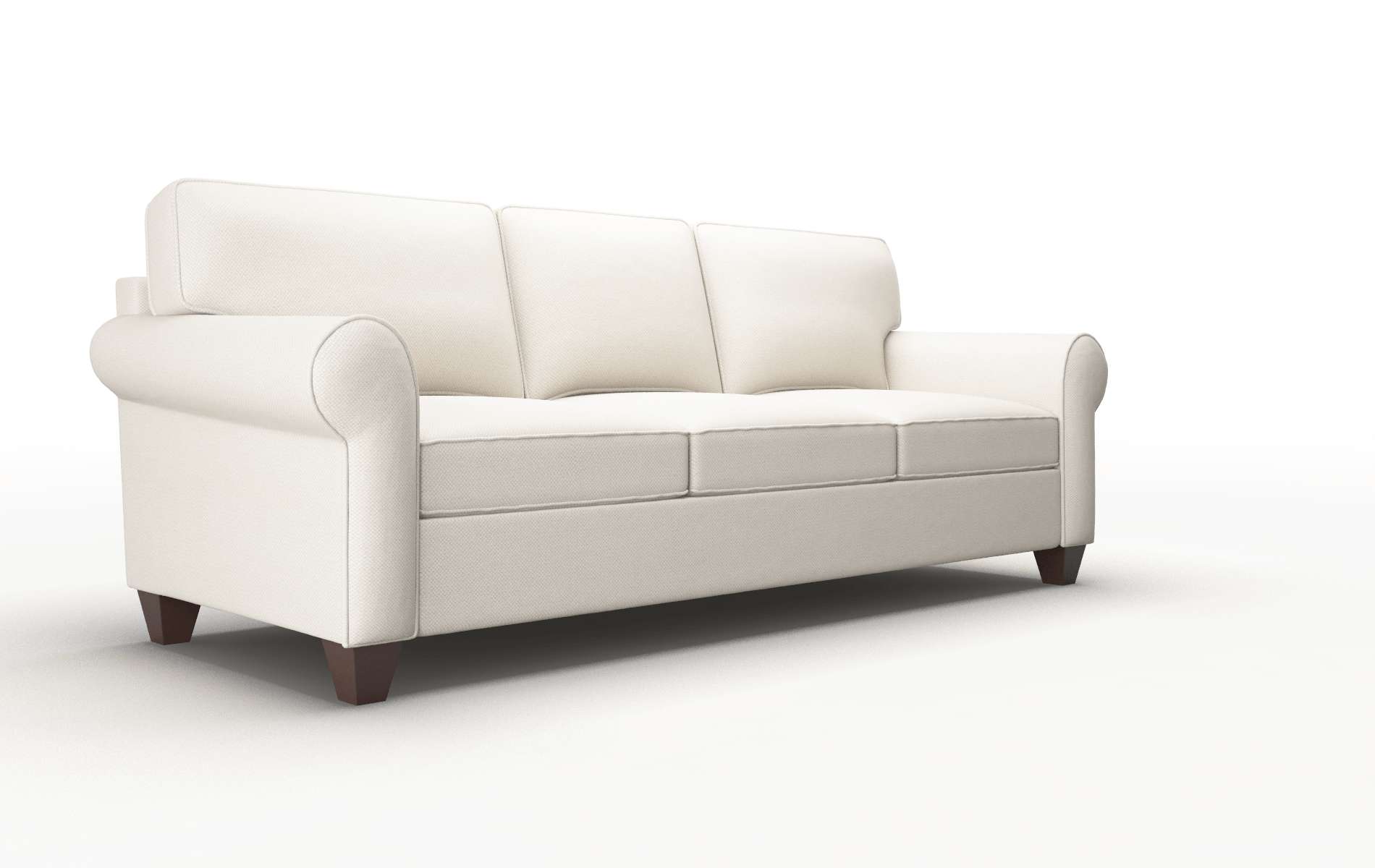 Augusta Dawson Sand Sofa espresso legs 2