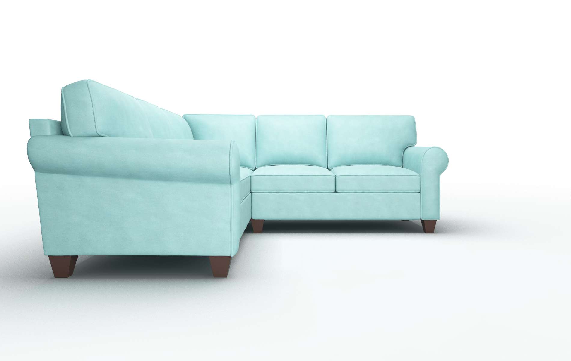 Augusta Dream_d French_blue Sectional espresso legs 2