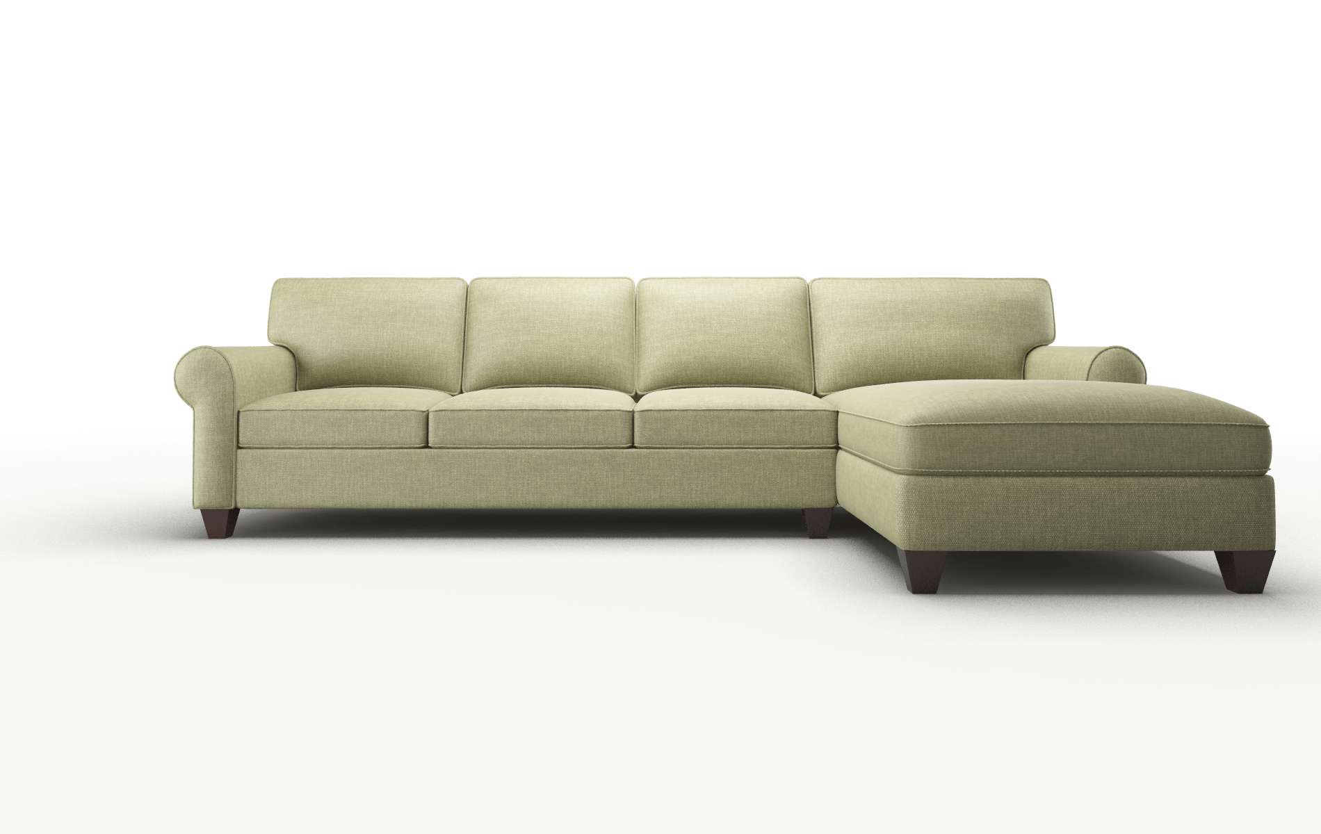 Augusta Durham Lime Panel espresso legs 1