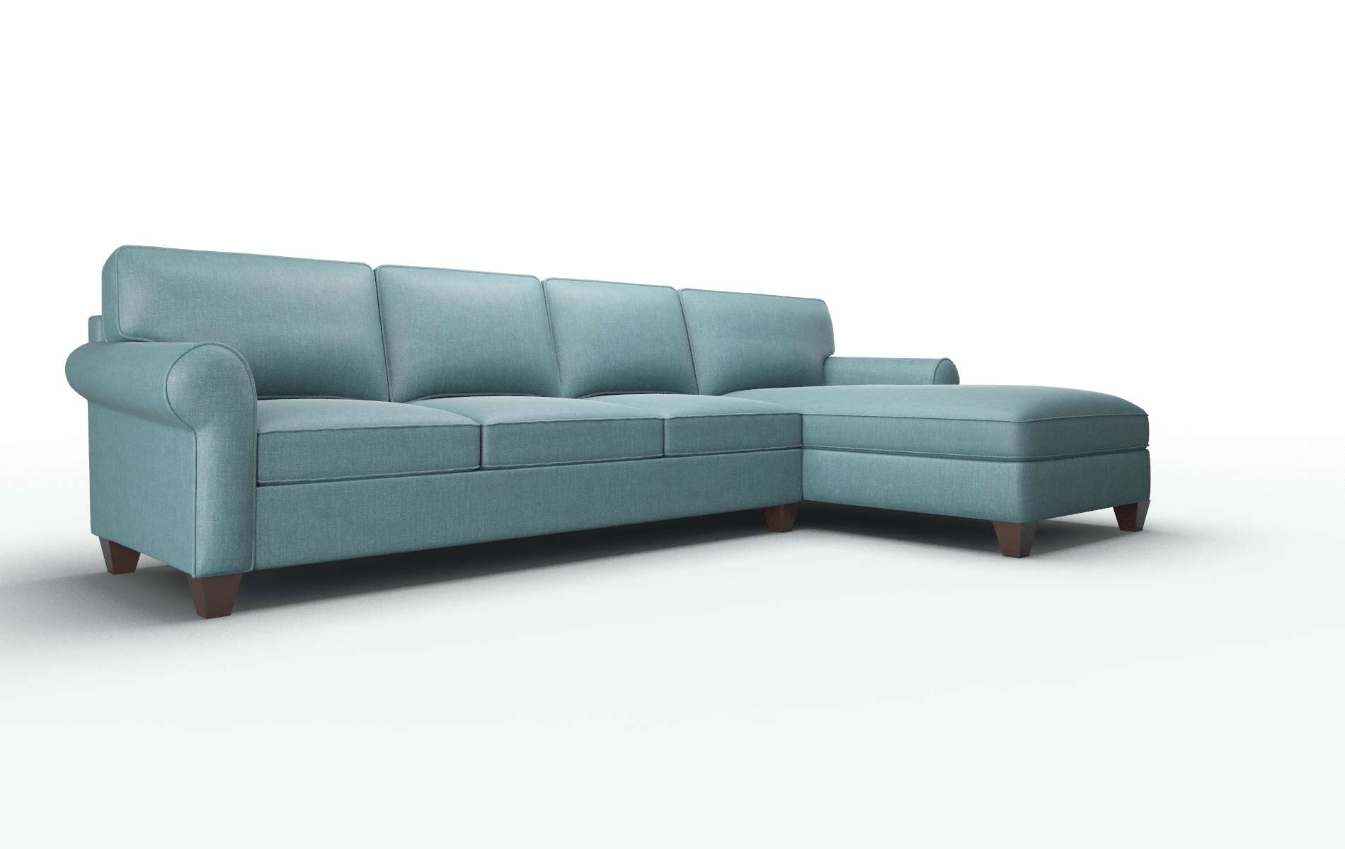 Augusta Elliot Teal Panel espresso legs 2