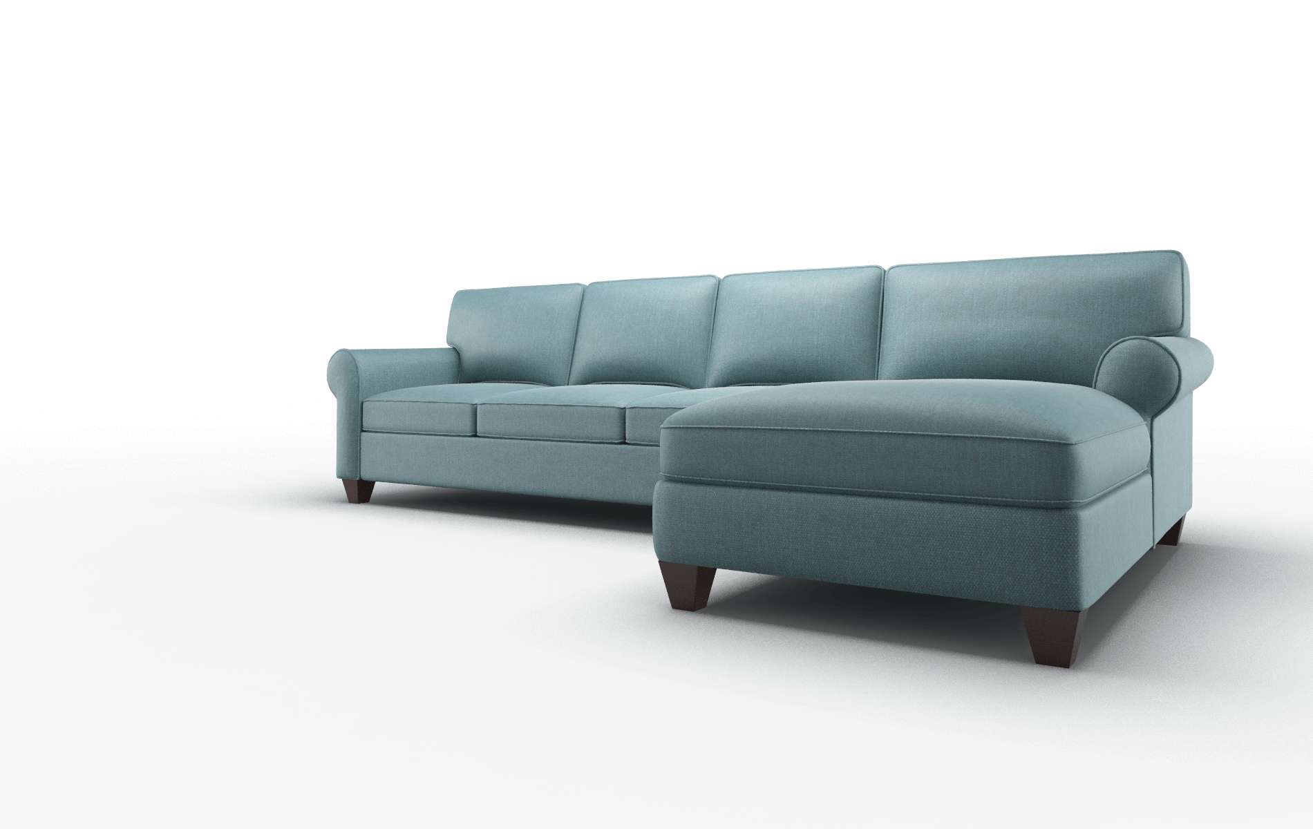 Augusta Elliot Teal Panel espresso legs 4