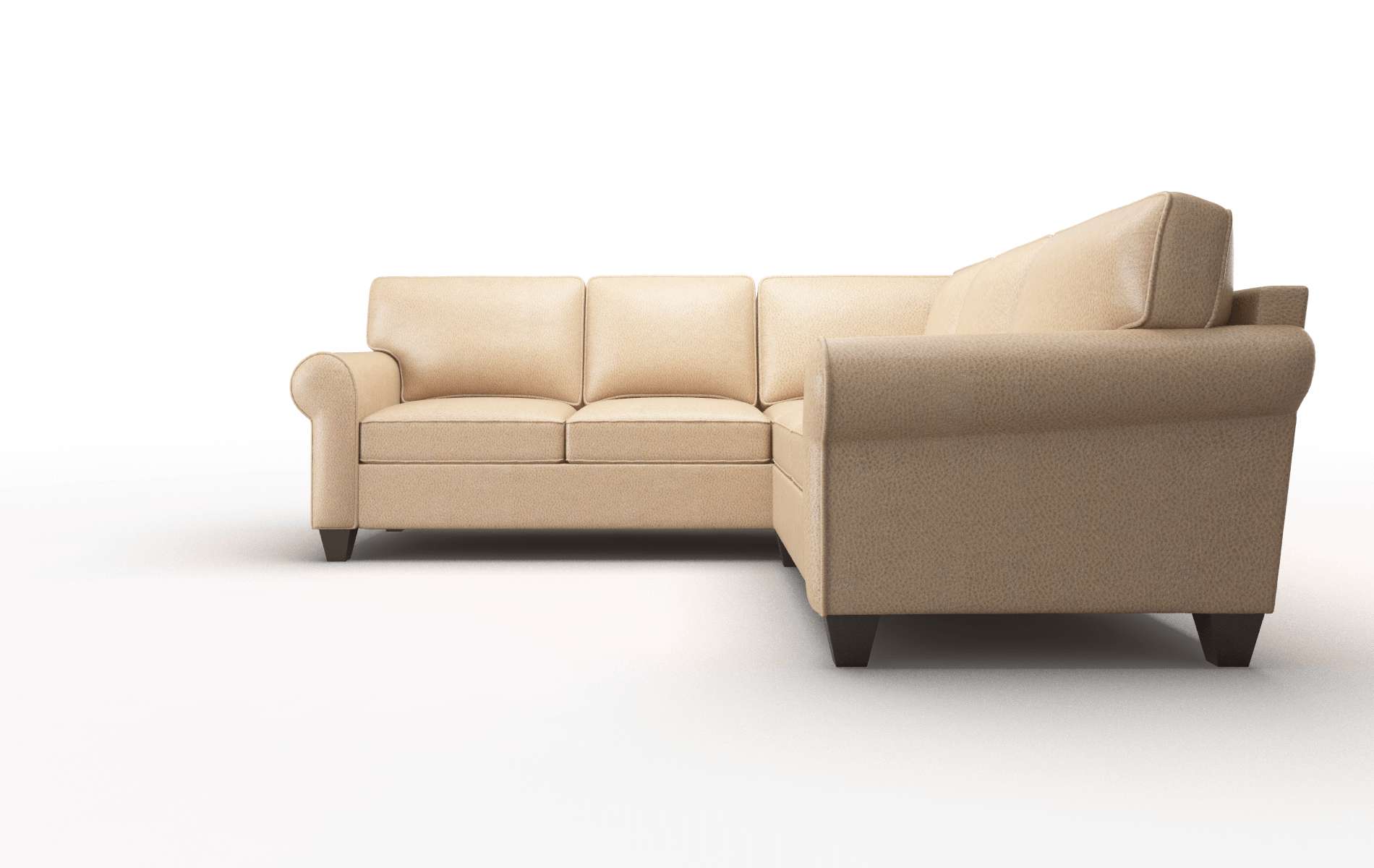 Augusta Ford Dune Sectional espresso legs 5