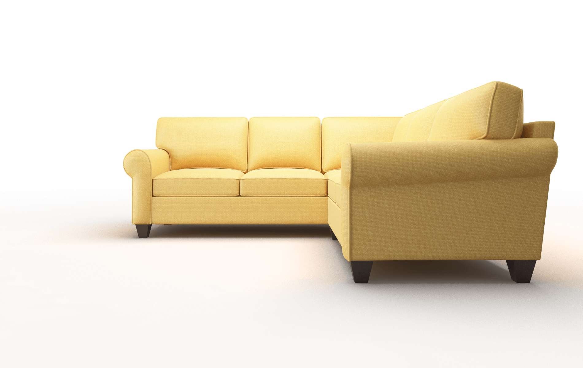 Augusta Glee Aglow Sectional espresso legs 5