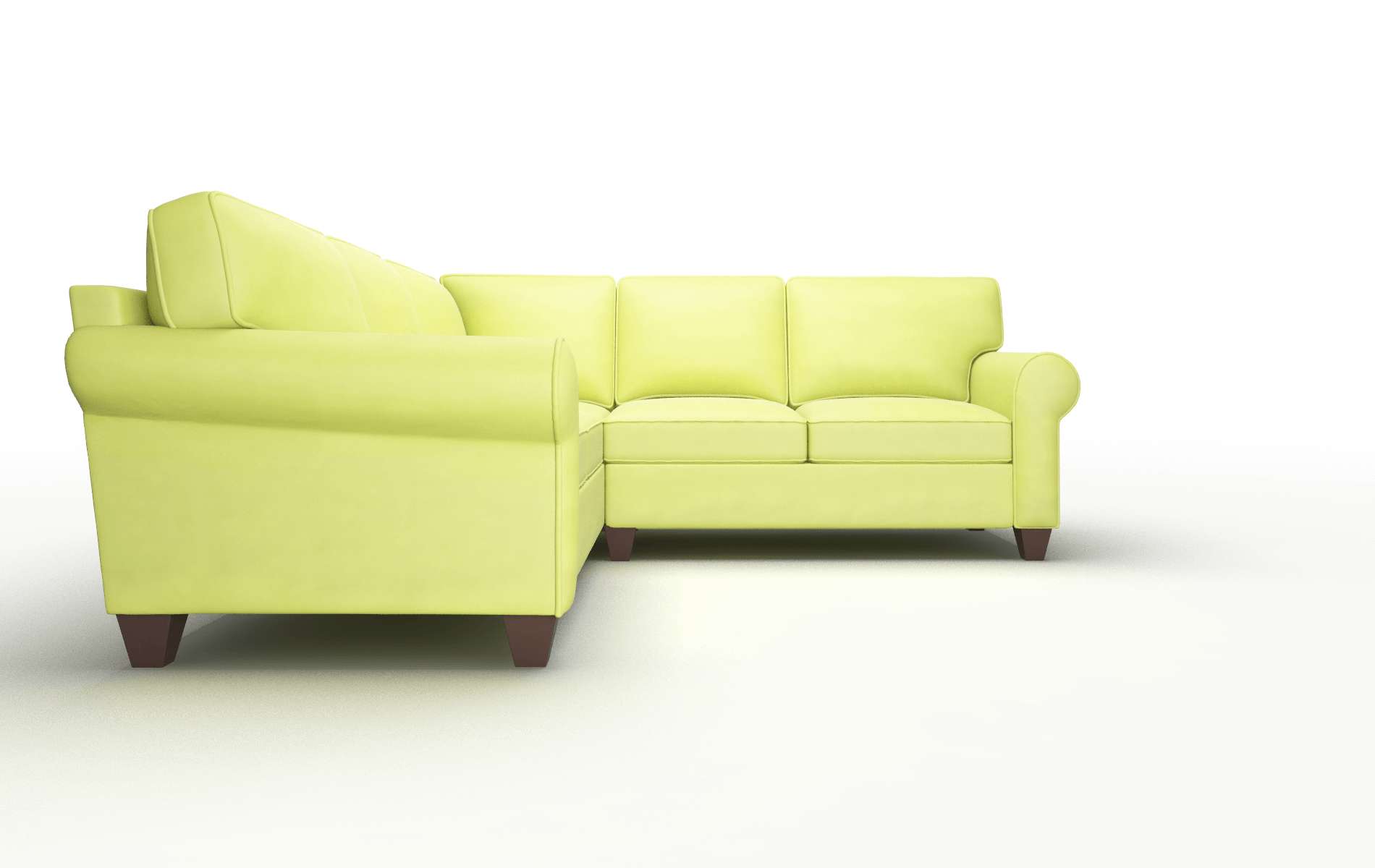 Augusta Hathaway Apple Sectional espresso legs 2