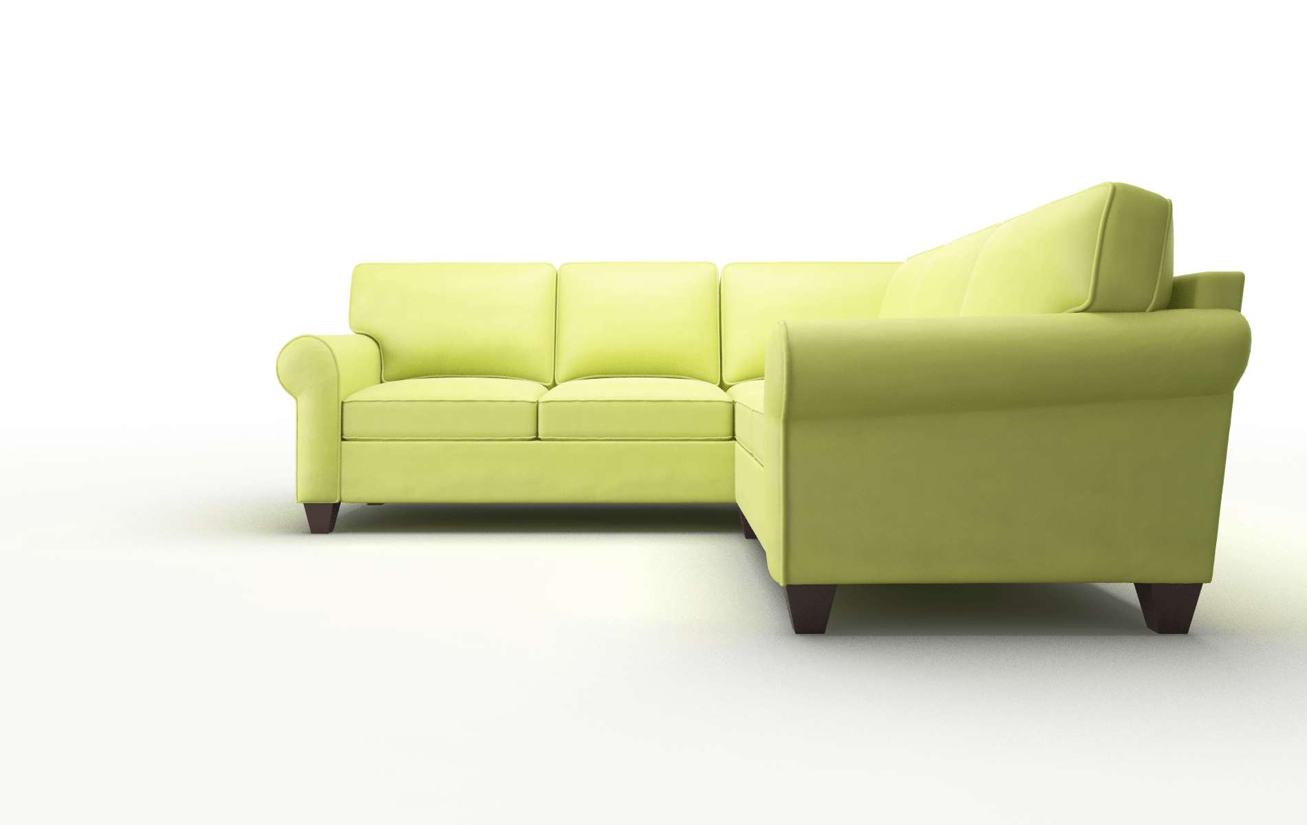 Augusta Hathaway Apple Sectional espresso legs 5