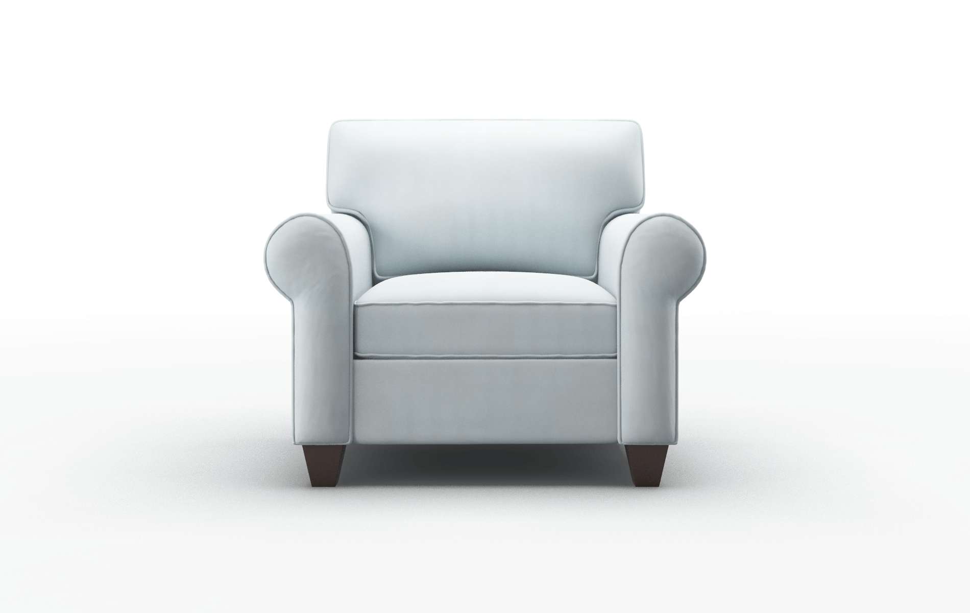 Augusta Hathaway Aqua Chair espresso legs 1
