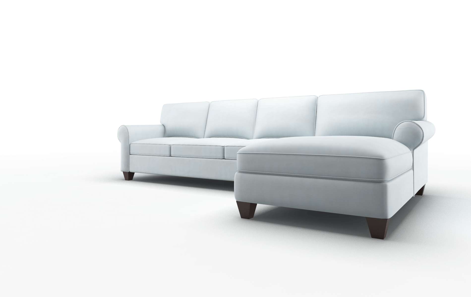 Augusta Hathaway Aqua Panel espresso legs 4