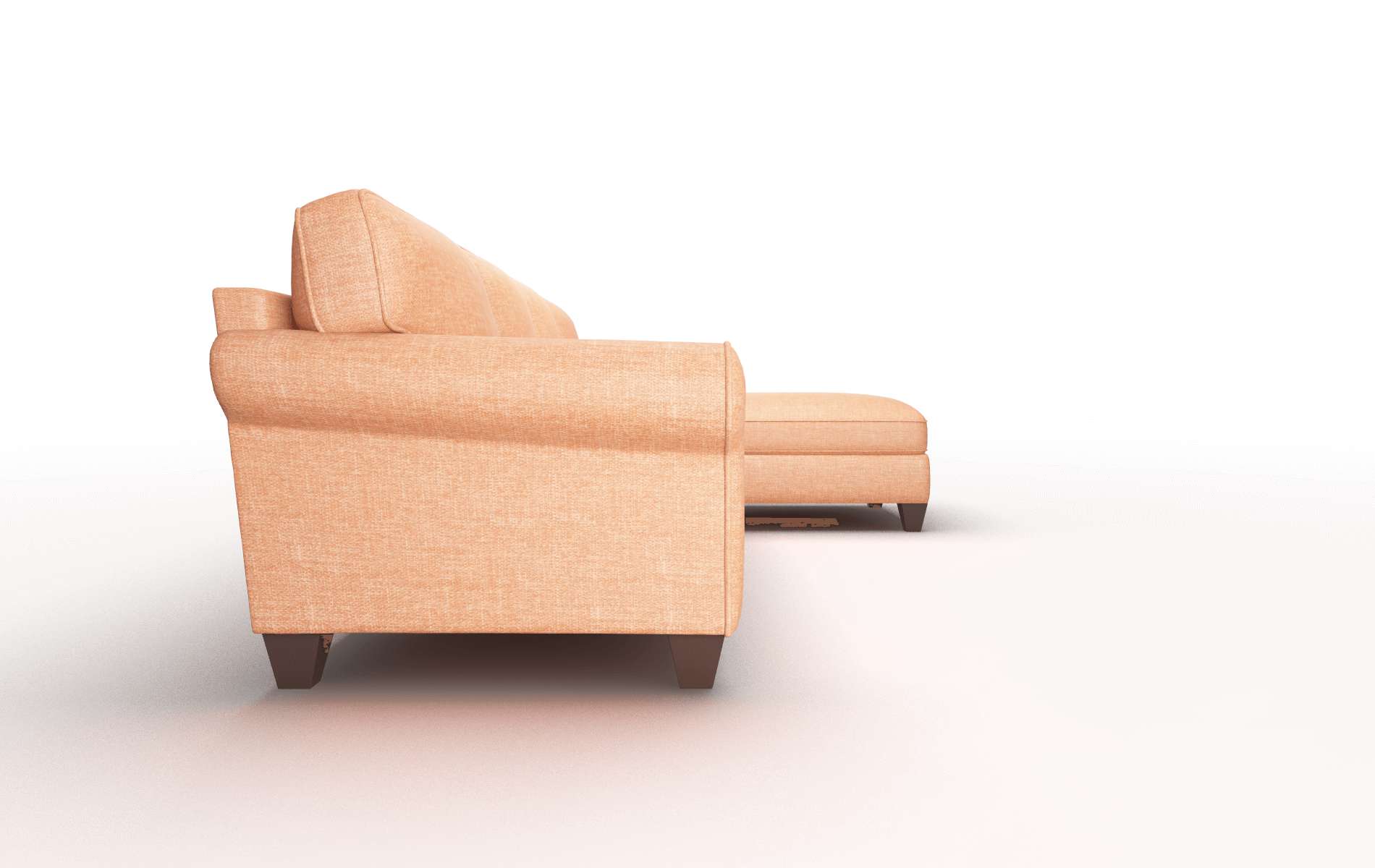 Augusta Hepburn Appricot Panel espresso legs 3
