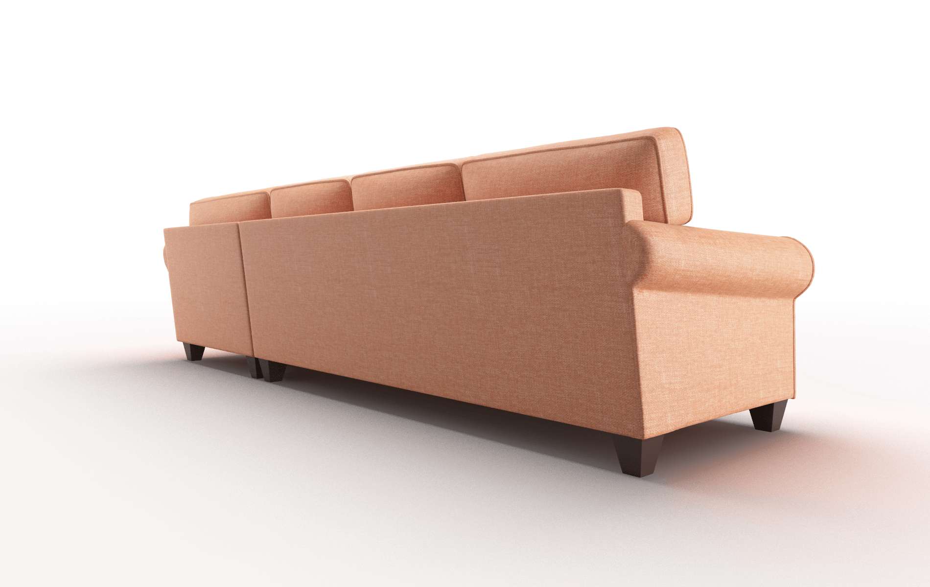 Augusta Hepburn Appricot Panel espresso legs 5