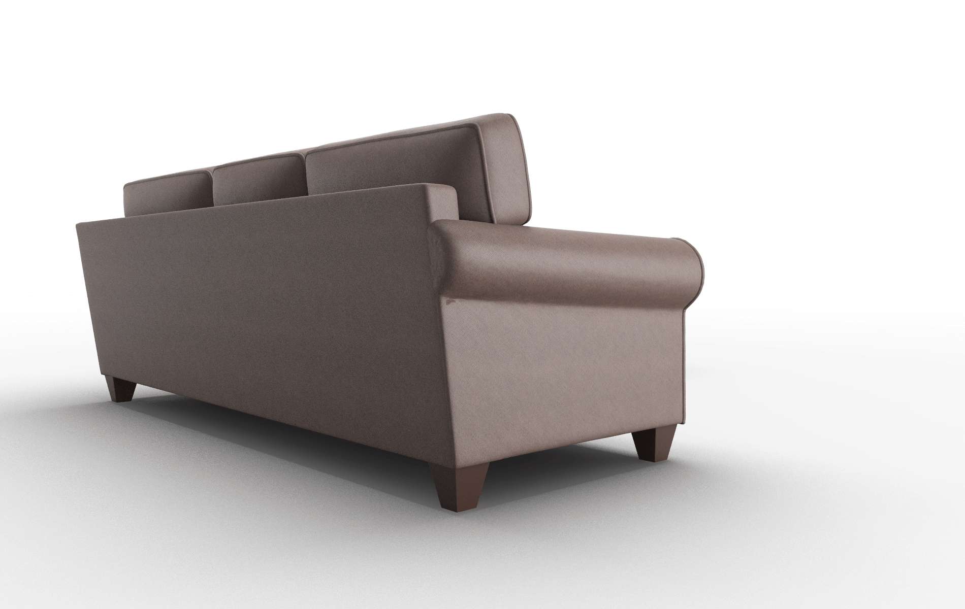 Augusta Insight Cafe Sectional espresso legs 3