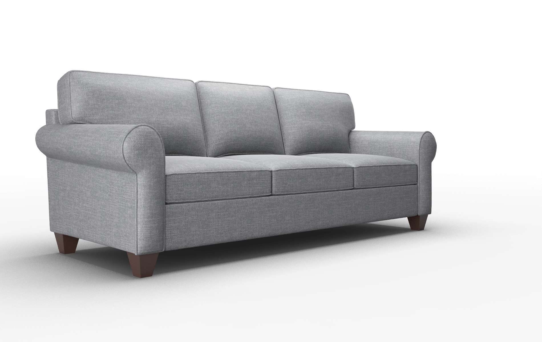 Augusta Keylargo Graphite Sofa espresso legs 2