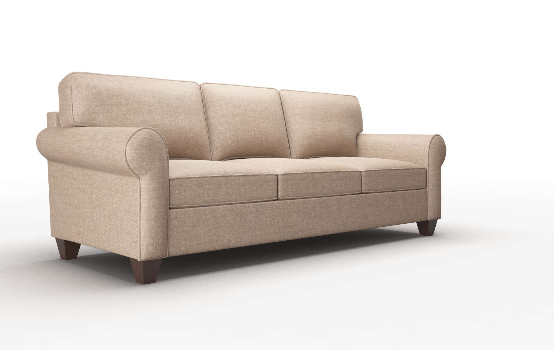 Augusta Keylargo Mink Sofa espresso legs 2