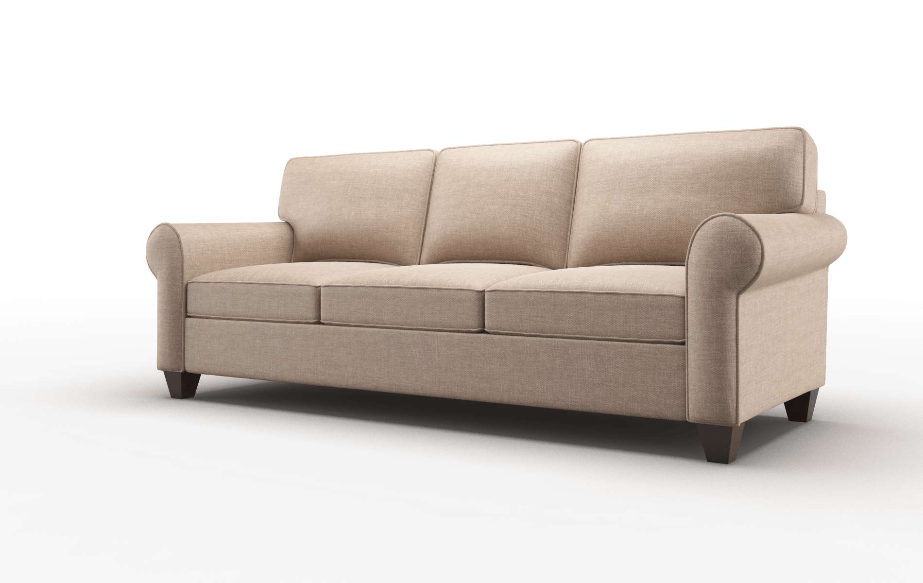 Augusta Keylargo Mink Sofa espresso legs 4