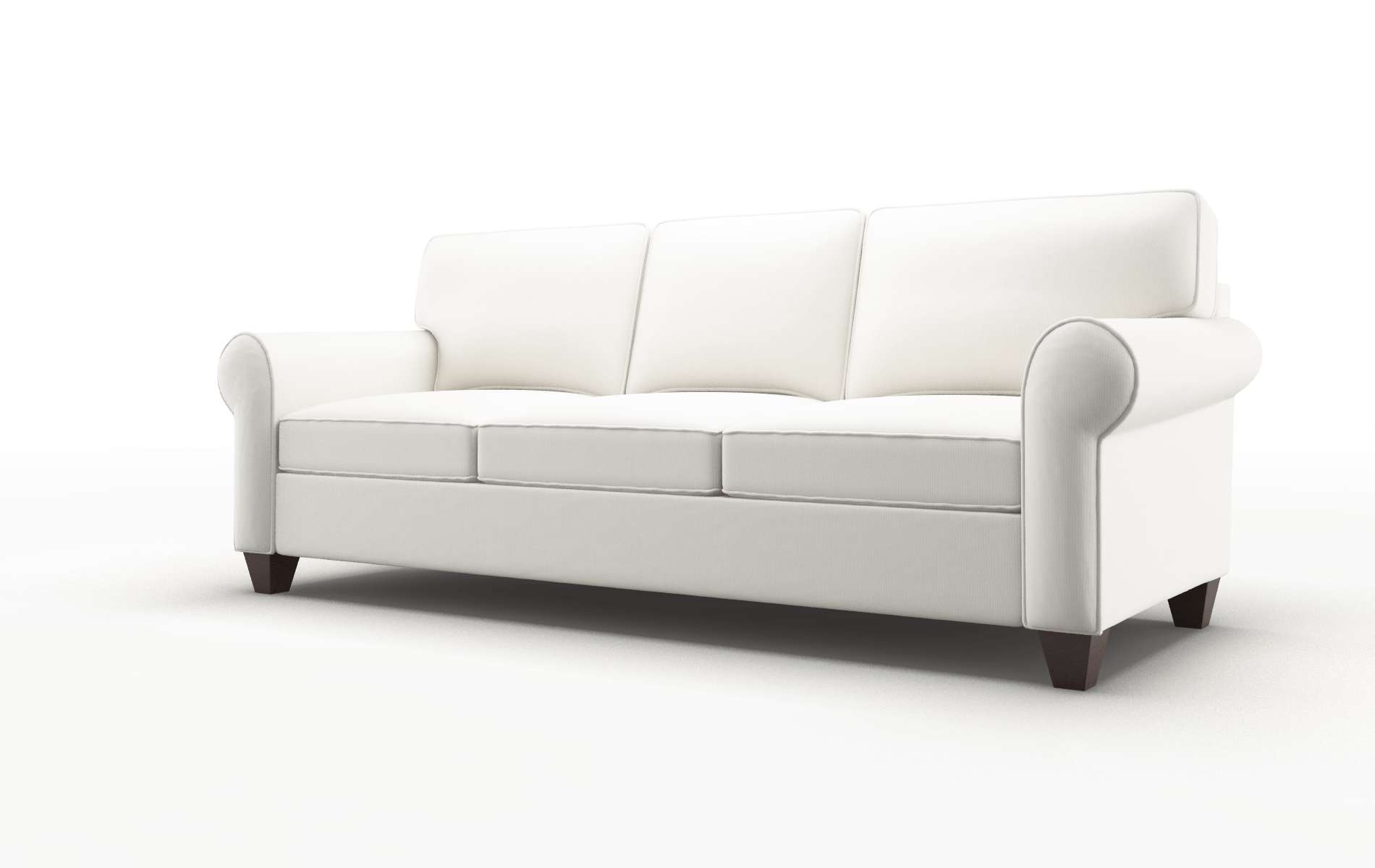 Augusta Keylargo Oatmeal Sofa espresso legs 4