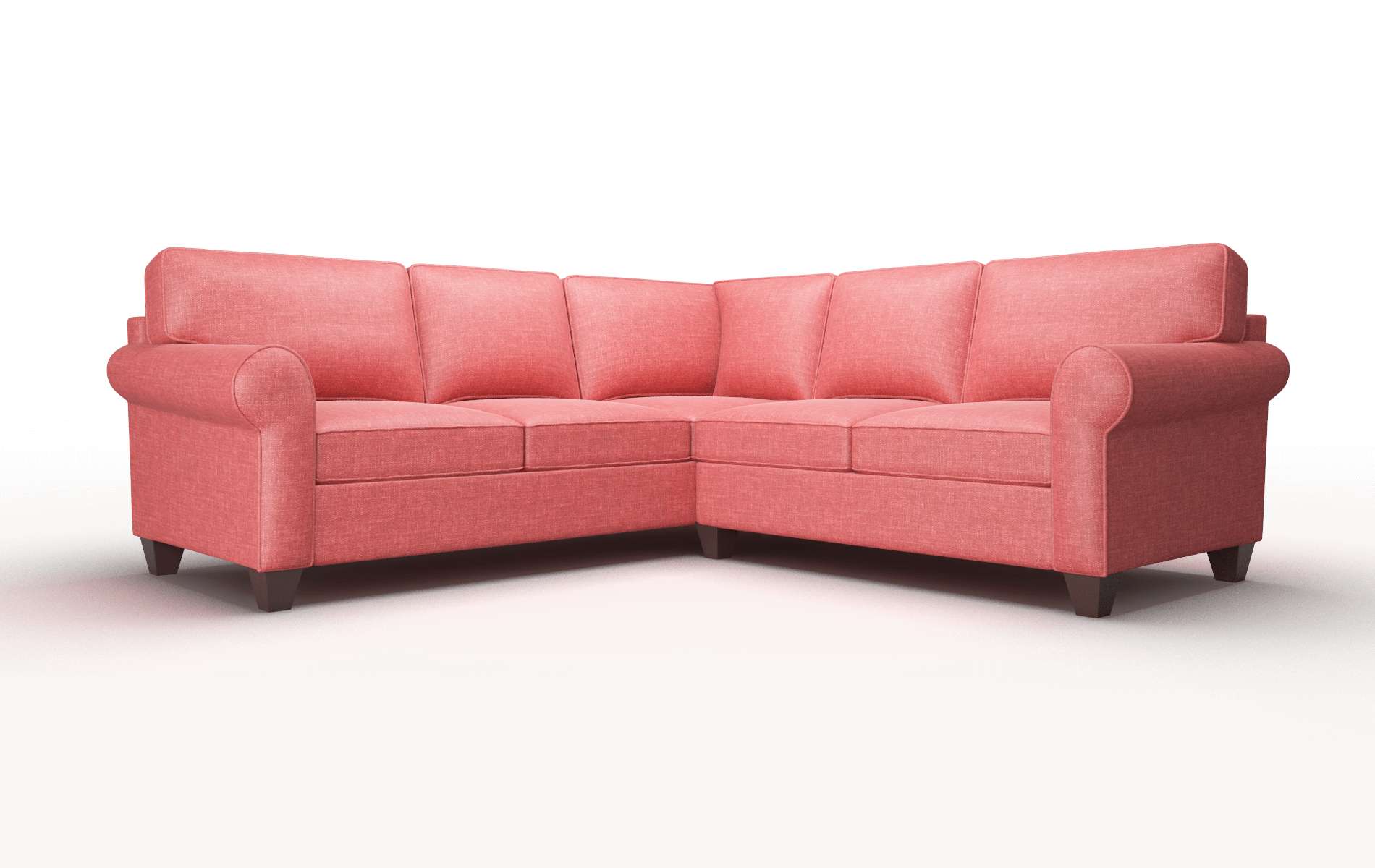 Augusta Keylargo Ruby Sectional espresso legs 1