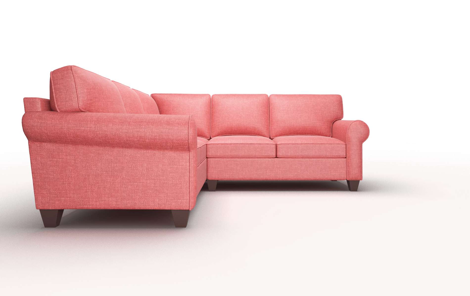 Augusta Keylargo Ruby Sectional espresso legs 2