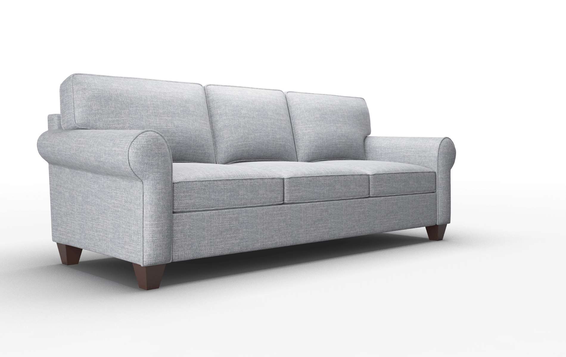 Augusta Lana Ash Sofa espresso legs 2