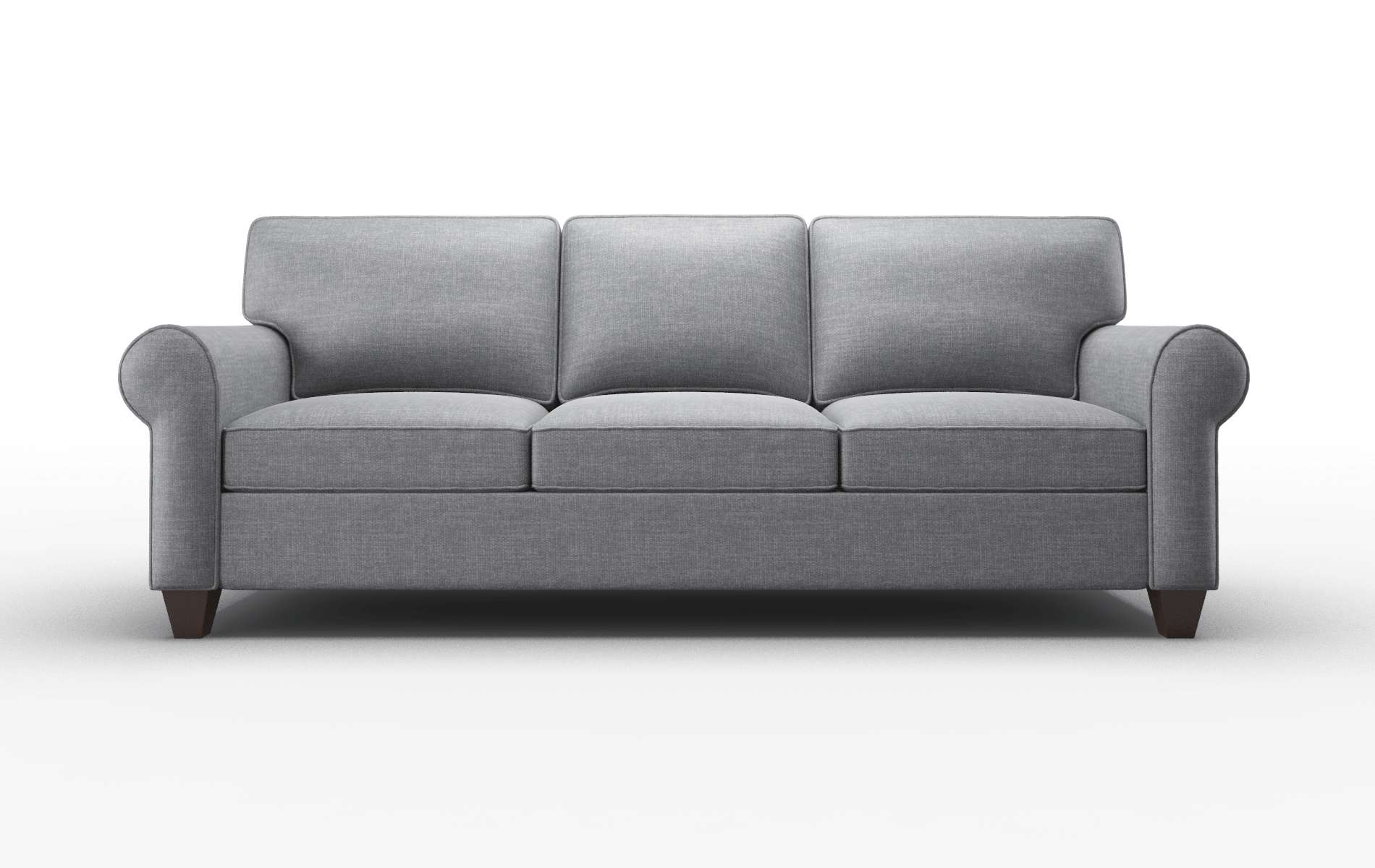 Augusta Lana Onyx Sofa espresso legs 1