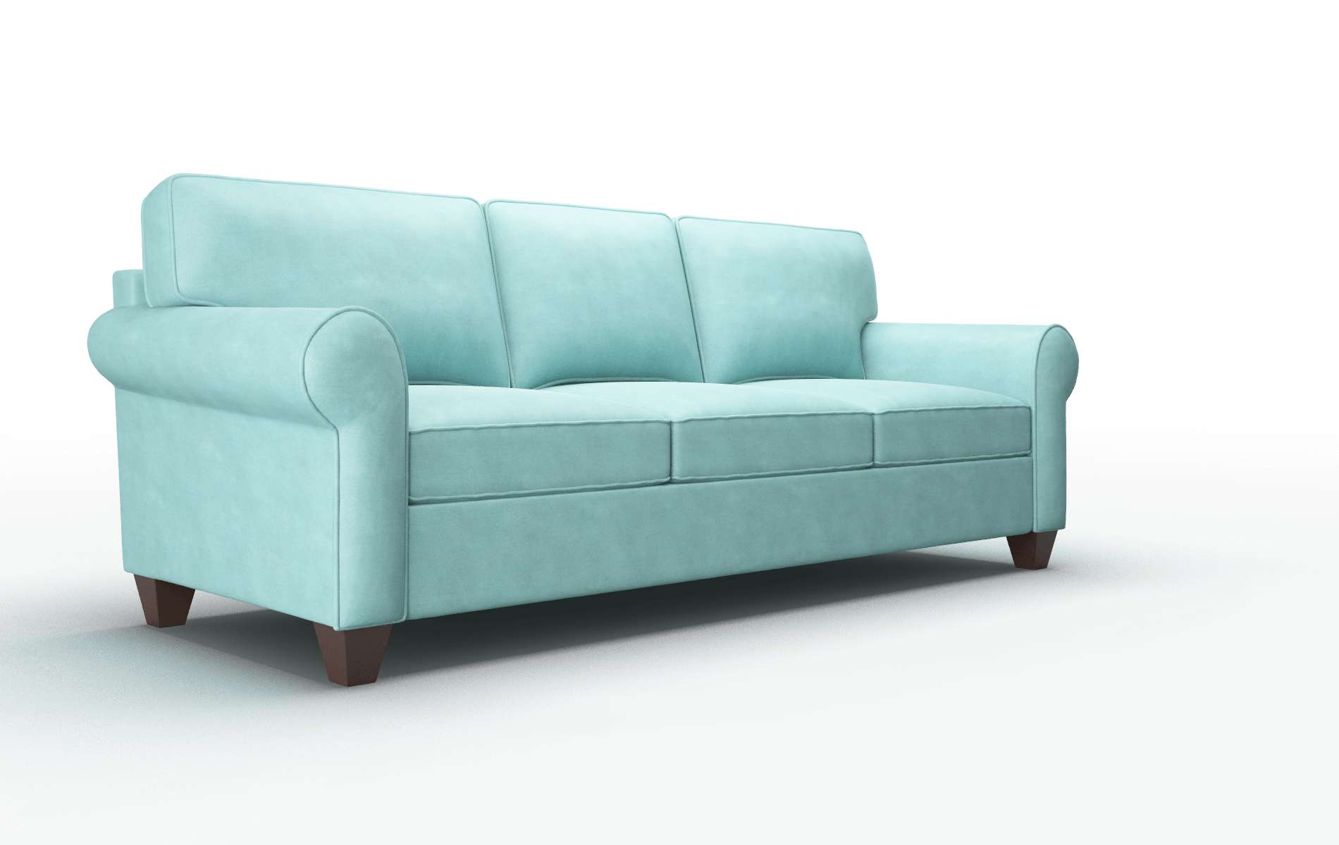 Augusta Leslie Caribbean Sofa espresso legs 2