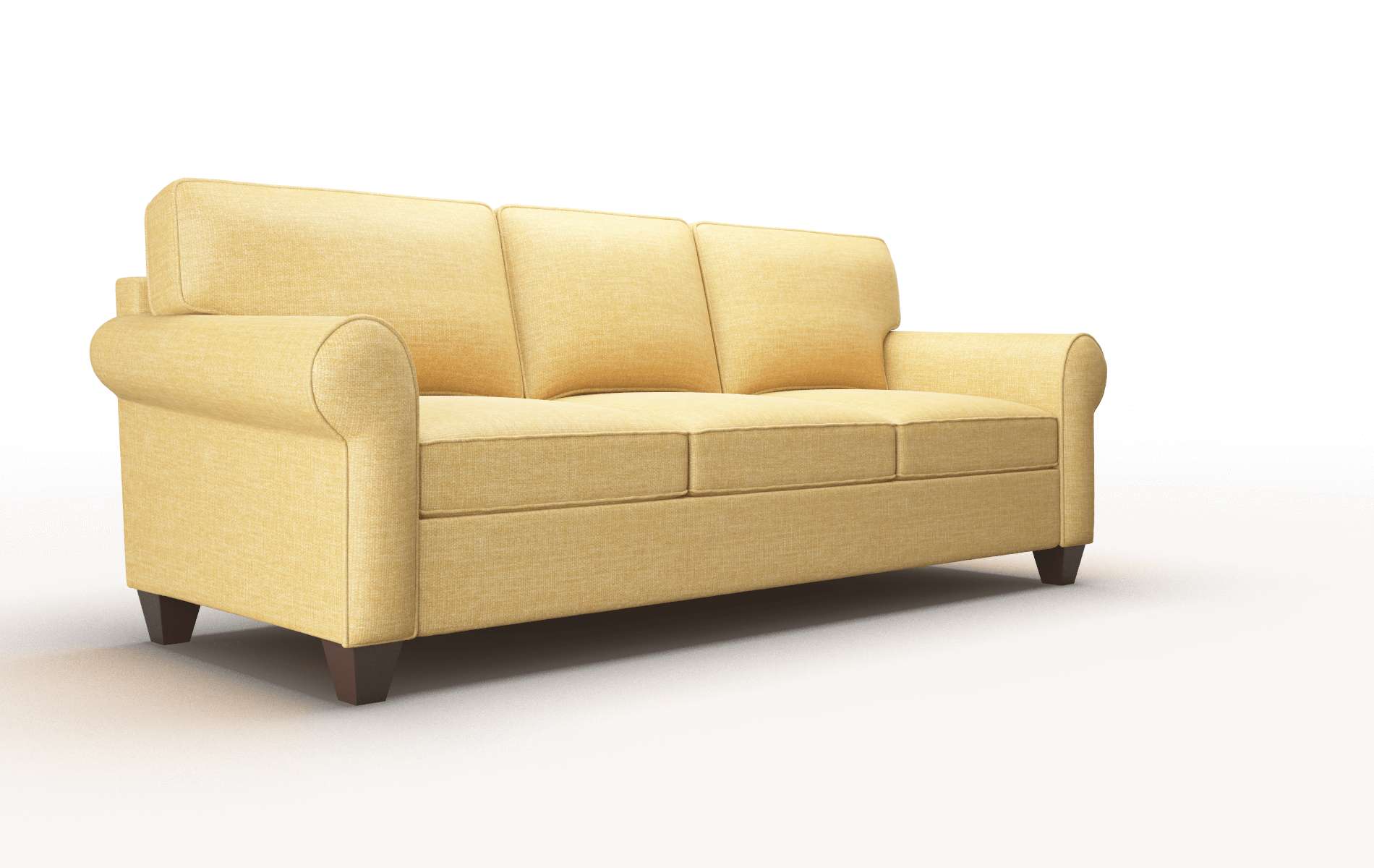 Augusta Leslie Saffron Sofa espresso legs 2