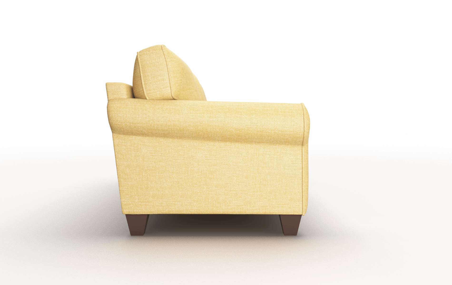 Augusta Leslie Saffron Sofa espresso legs 3