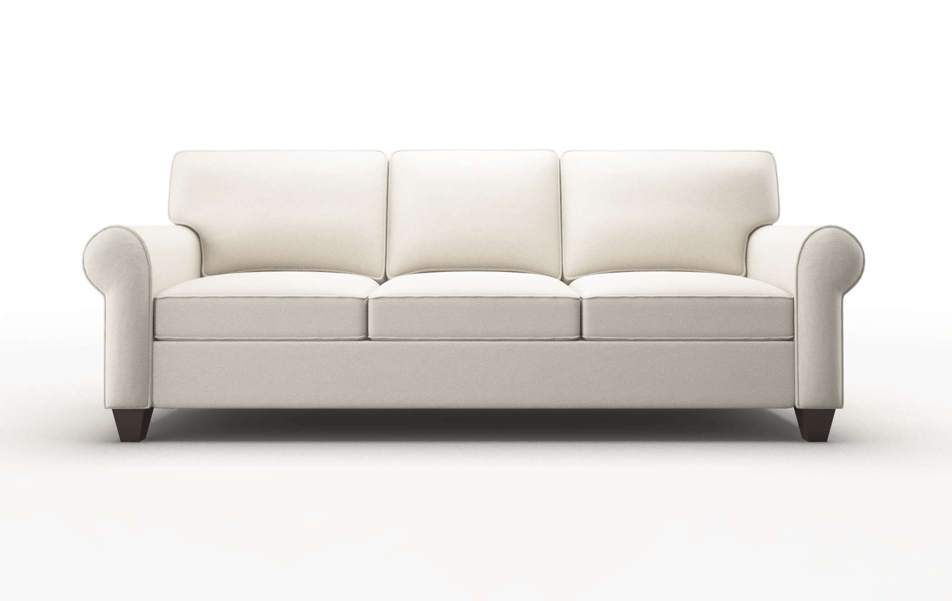 Augusta Malibu linen Sofa Espresso Legs  1